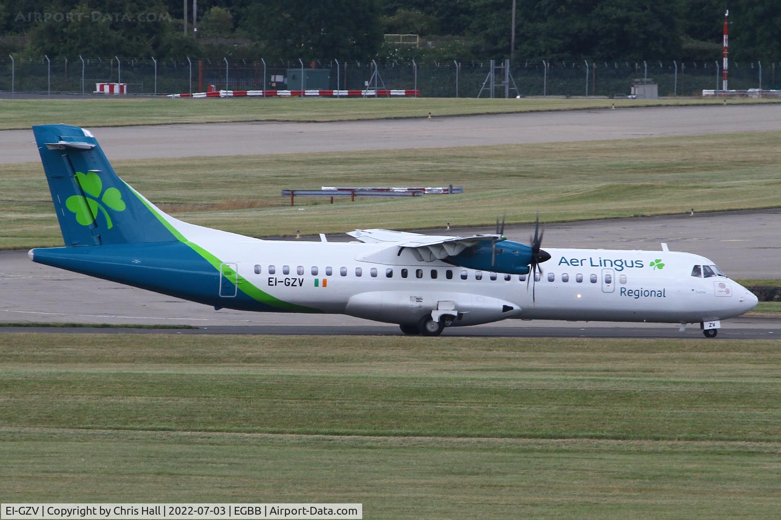 EI-GZV, 2013 ATR 72-600 (72-212A) C/N 1107, Birmingham