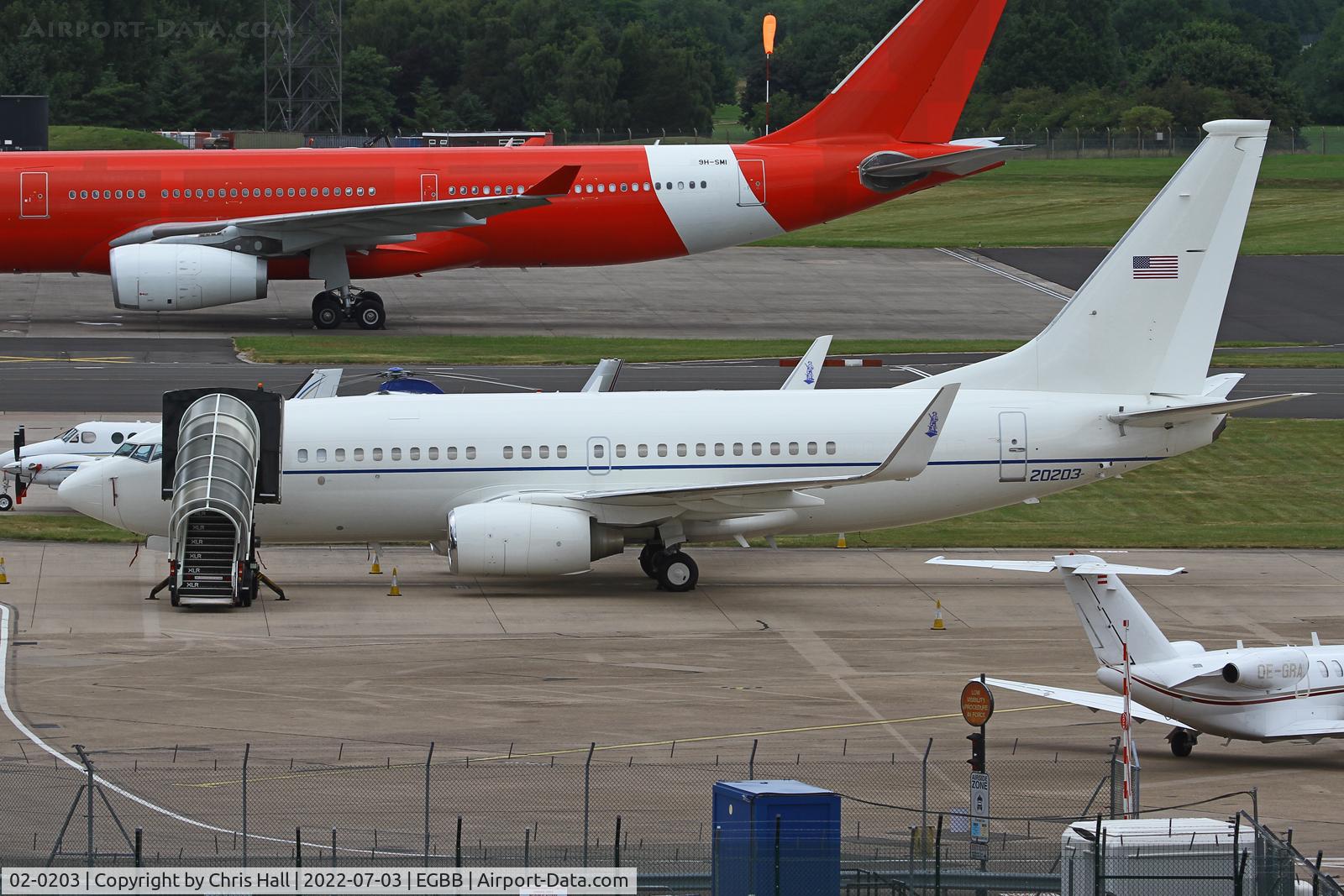 02-0203, 2002 Boeing C-40C Clipper (737-7BC BBJ) C/N 33434, Birmingham