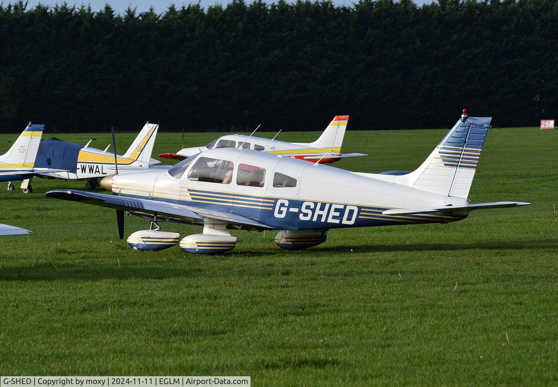 G-SHED, 1978 Piper PA-28-181 Cherokee Archer II C/N 28-7890068, Piper Cherokee Archer II at White Waltham.