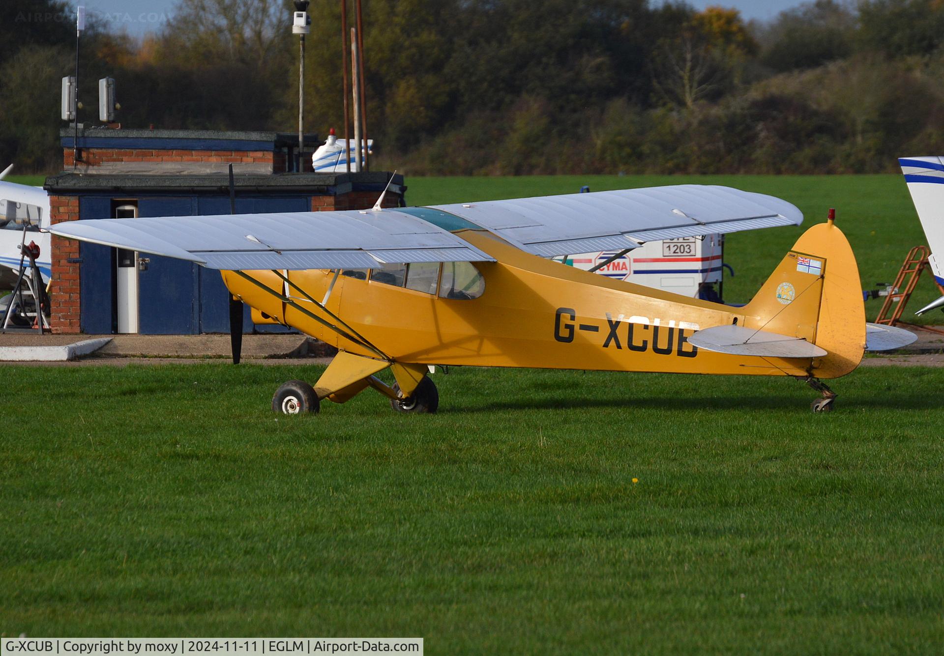 G-XCUB, 1981 Piper PA-18-150 Super Cub C/N 18-8109036, Piper PA-18-150 Super Cub at White Waltham. 