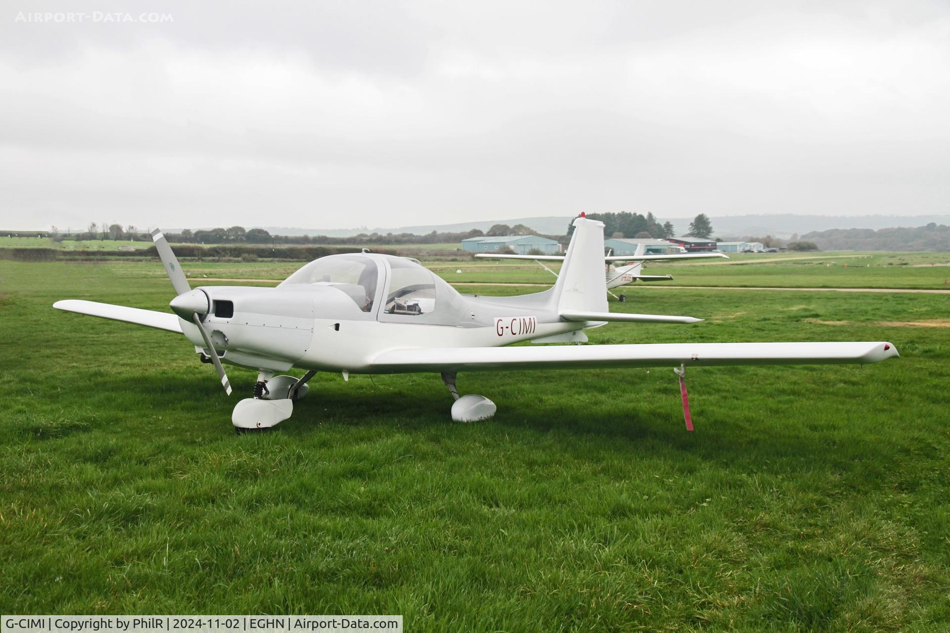 G-CIMI, 1988 Grob G-115 C/N 8048, G-CIMI 1988 Grob G115 Sandown Airport 02.11.24 (2)