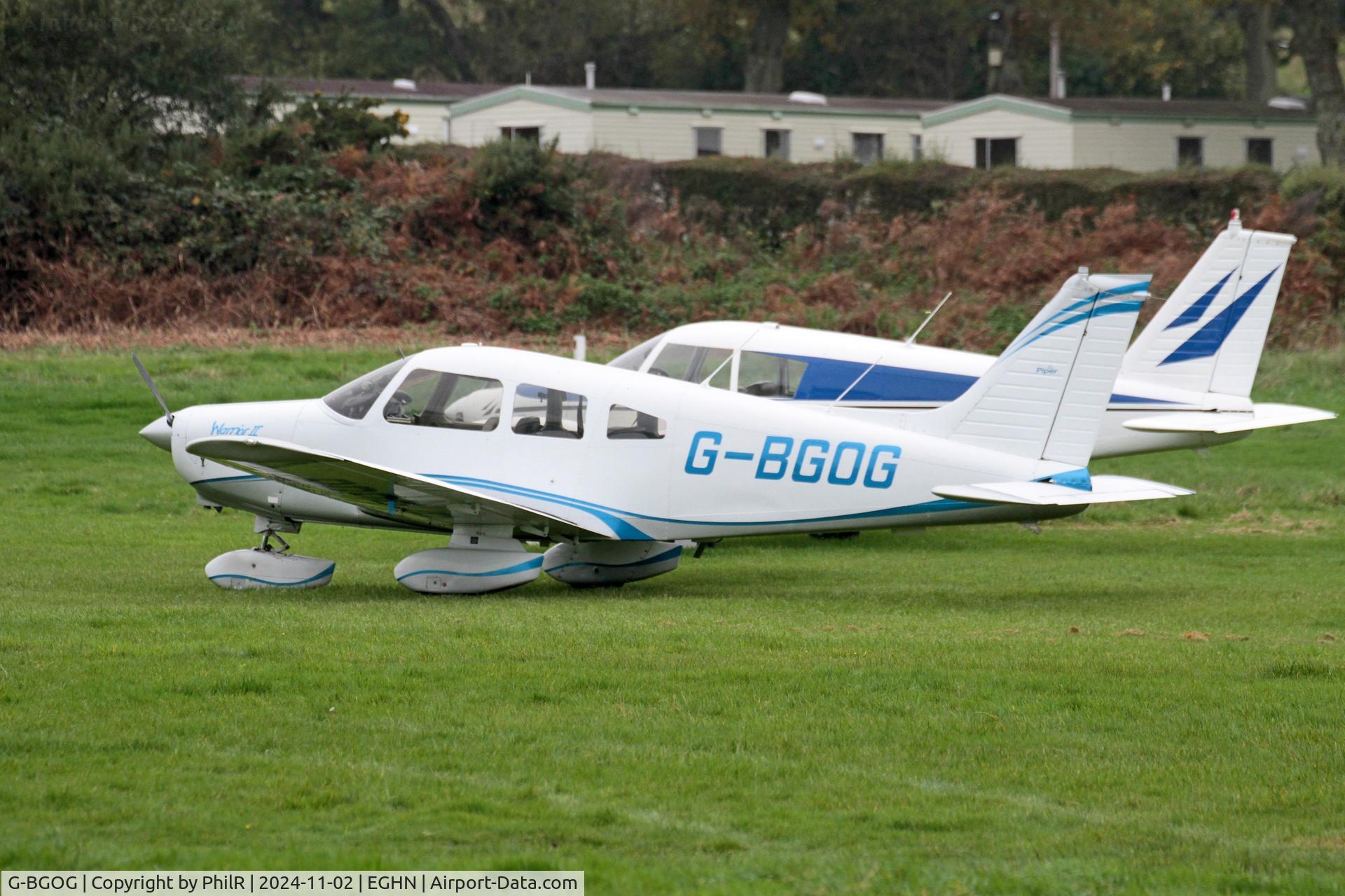 G-BGOG, 1979 Piper PA-28-161 Cherokee Warrior II C/N 28-7916350, G-BGOG 1979 Piper PA-28-161 Cherokee Warrior ll Sandown Airport 02.11.24
