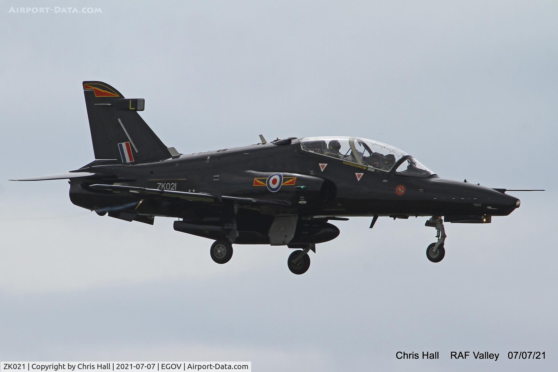 ZK021, 2009 BAe Systems Hawk T2 C/N RT012/1250, RAF Valley