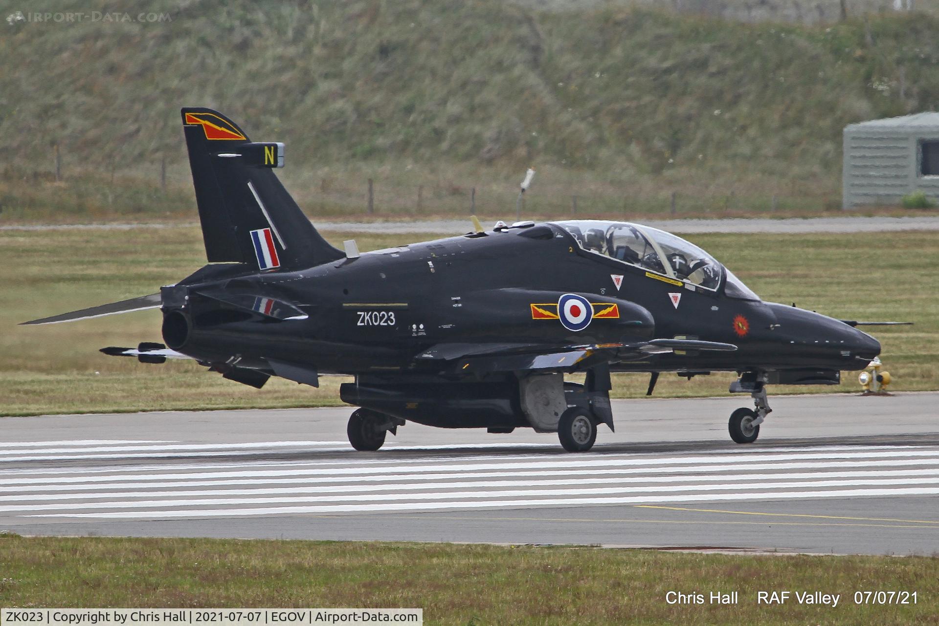 ZK023, 2009 British Aerospace Hawk T2 C/N RT014/1252, RAF Valley