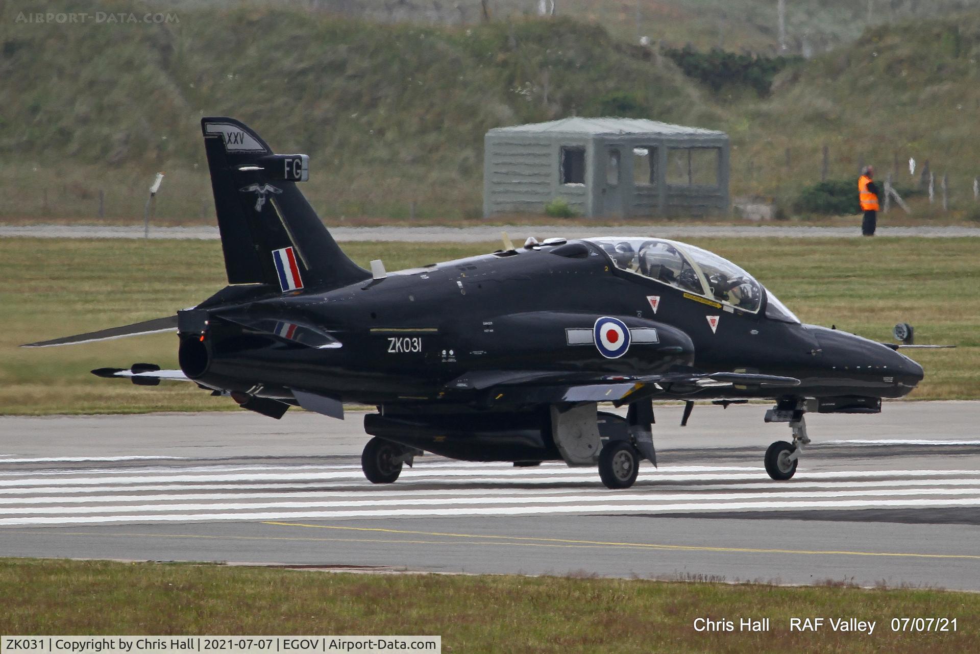 ZK031, 2009 British Aerospace Hawk T2 C/N RT022/1260, RAF Valley