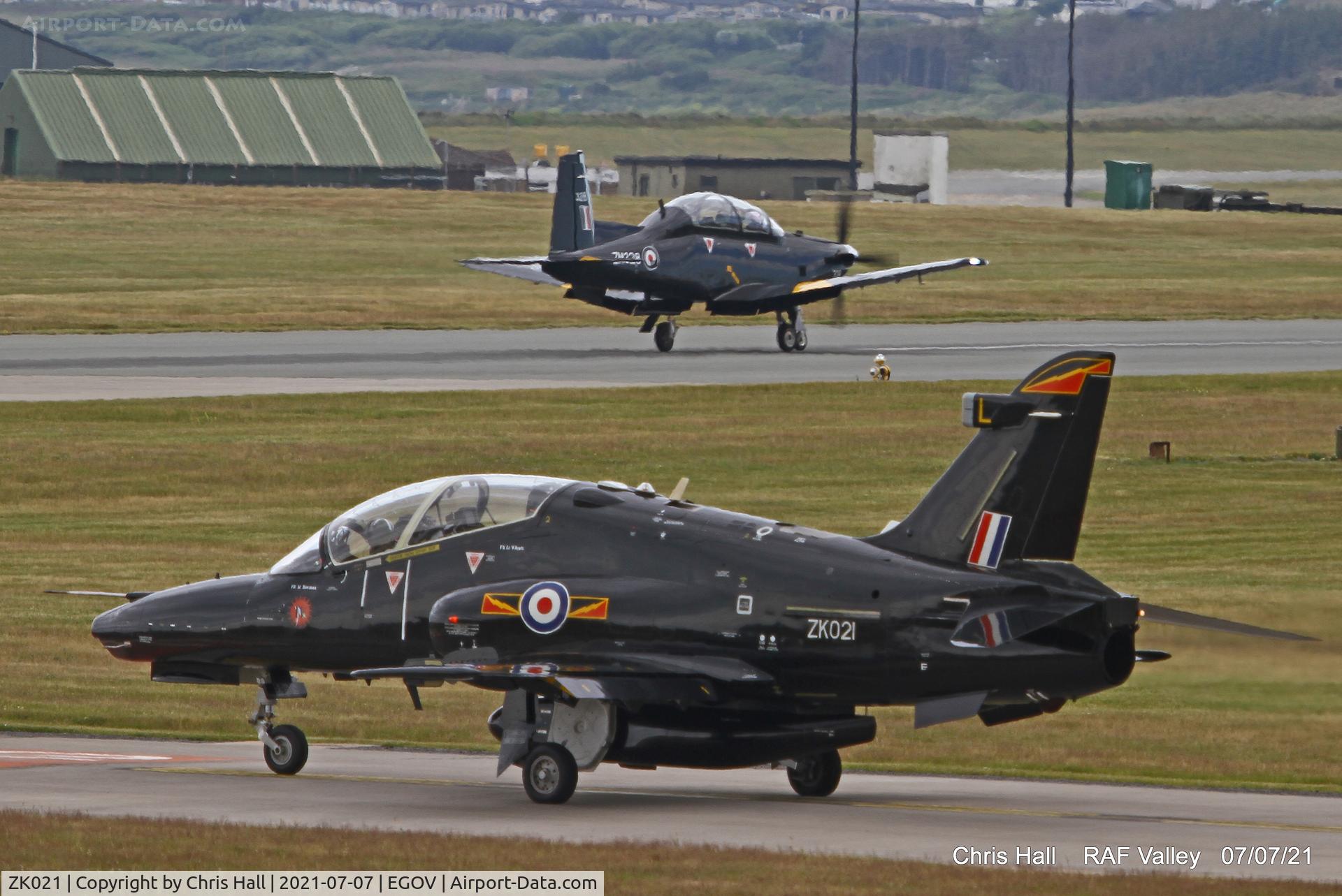 ZK021, 2009 BAe Systems Hawk T2 C/N RT012/1250, RAF Valley
