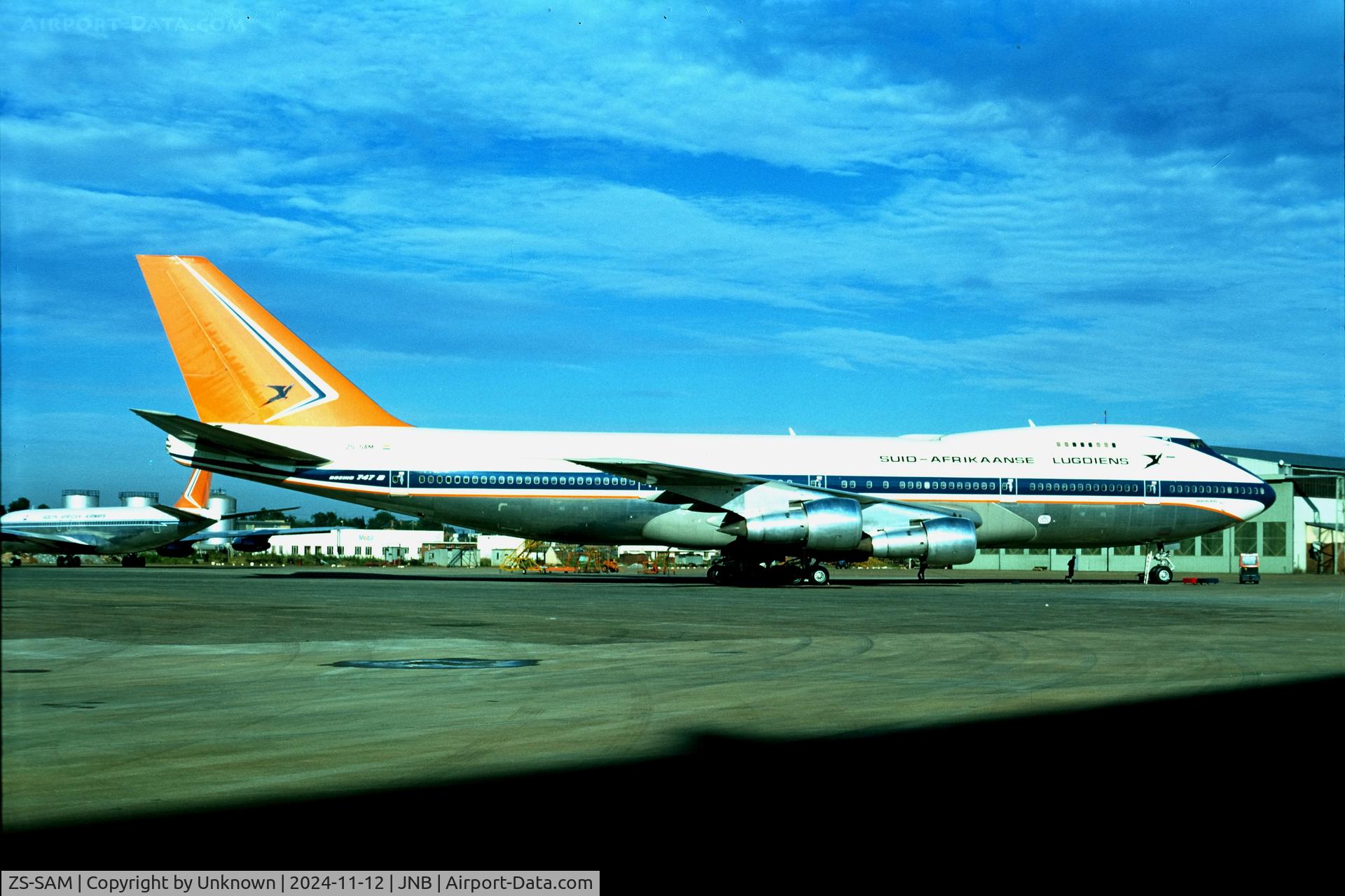 ZS-SAM, 1971 Boeing 747-244B C/N 20238, Johannesburg
