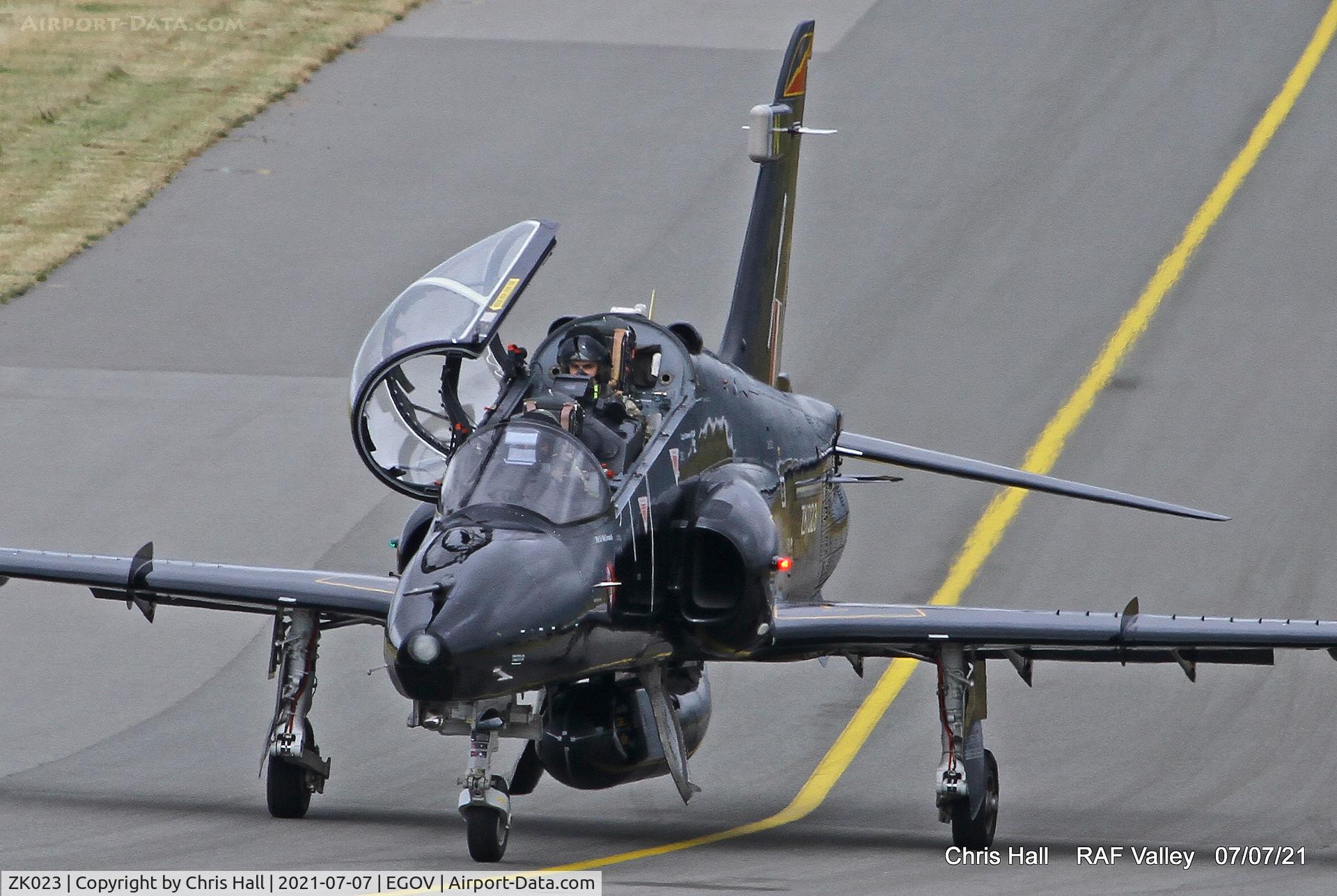 ZK023, 2009 British Aerospace Hawk T2 C/N RT014/1252, RAF Valley