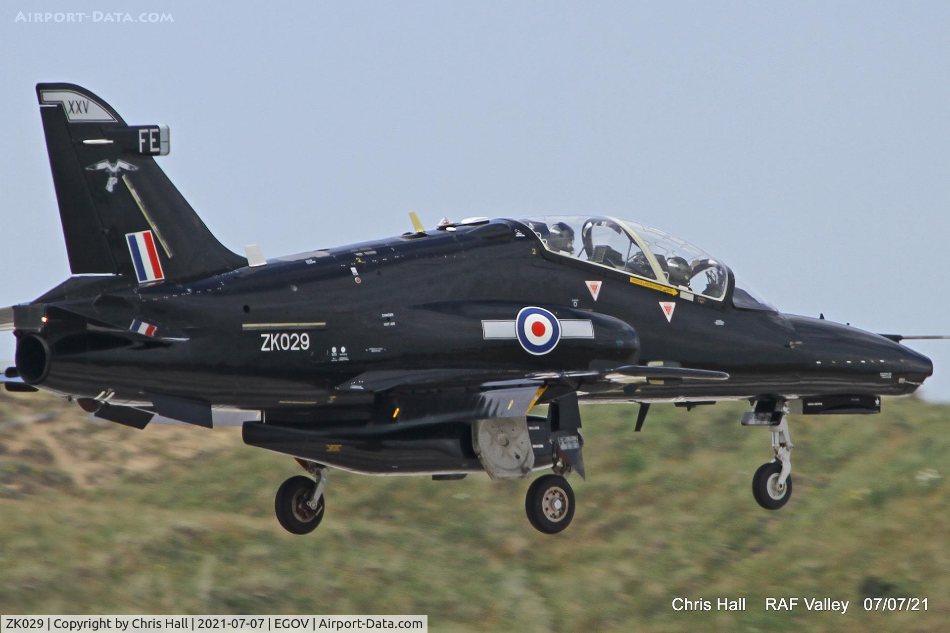 ZK029, 2009 British Aerospace Hawk T2 C/N RT020/1258, Raf Valley