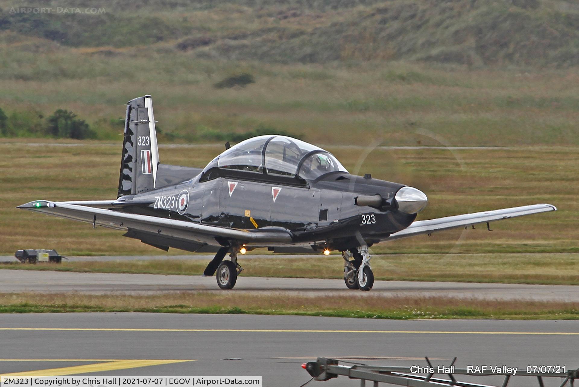 ZM323, 2017 Beechcraft T-6C Texan T.1 C/N PM-110, Raf Valley