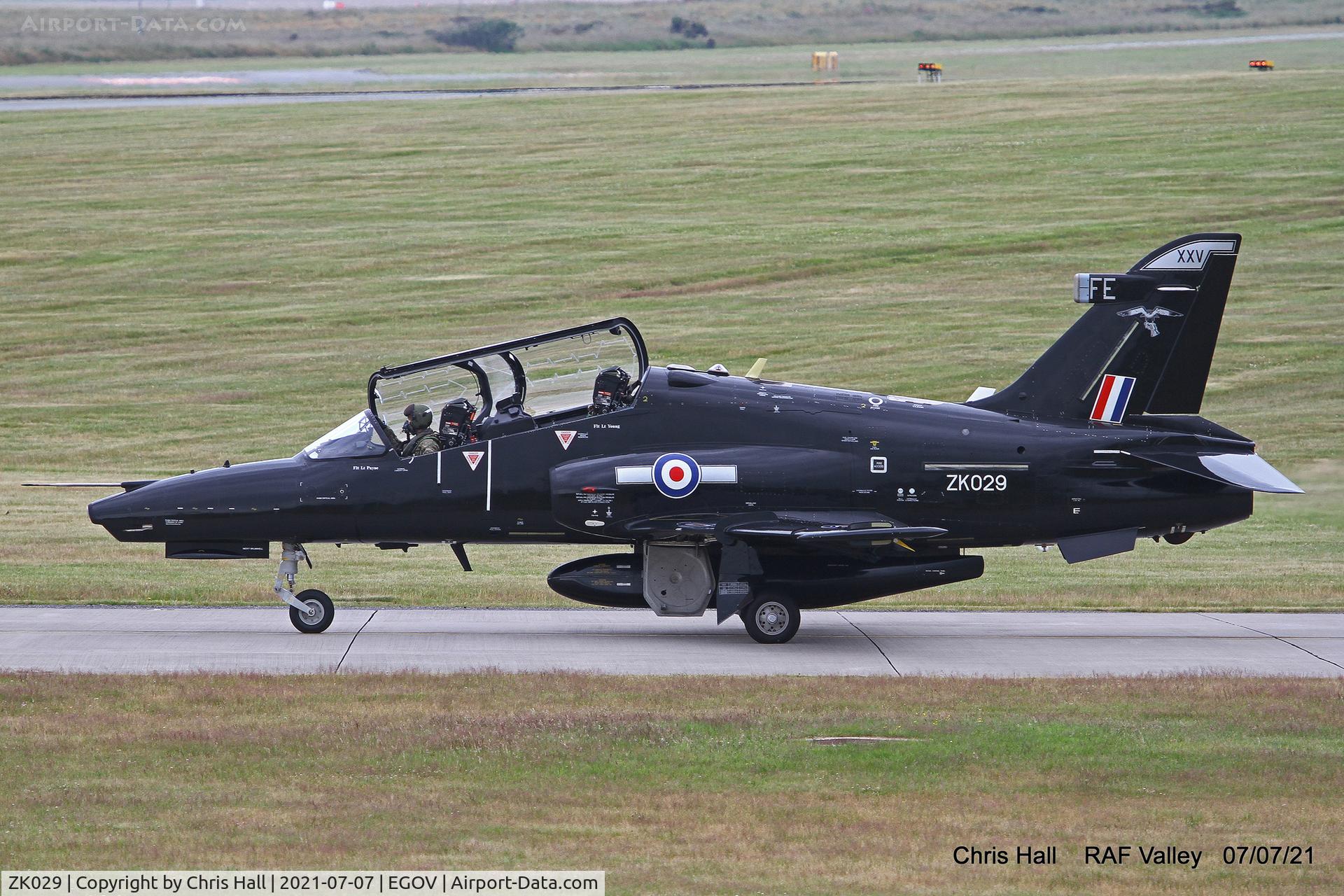 ZK029, 2009 British Aerospace Hawk T2 C/N RT020/1258, Raf Valley