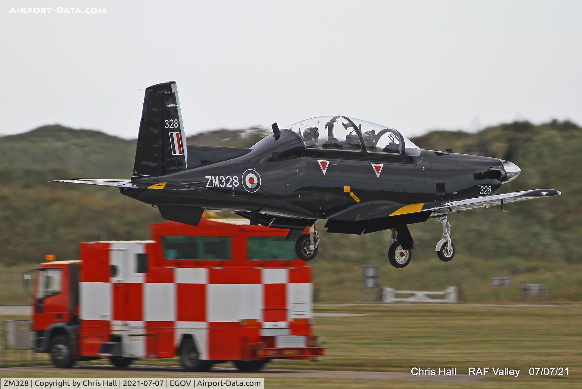 ZM328, 2018 Beechcraft T-6C Texan T.1 C/N PM-126, Raf Valley