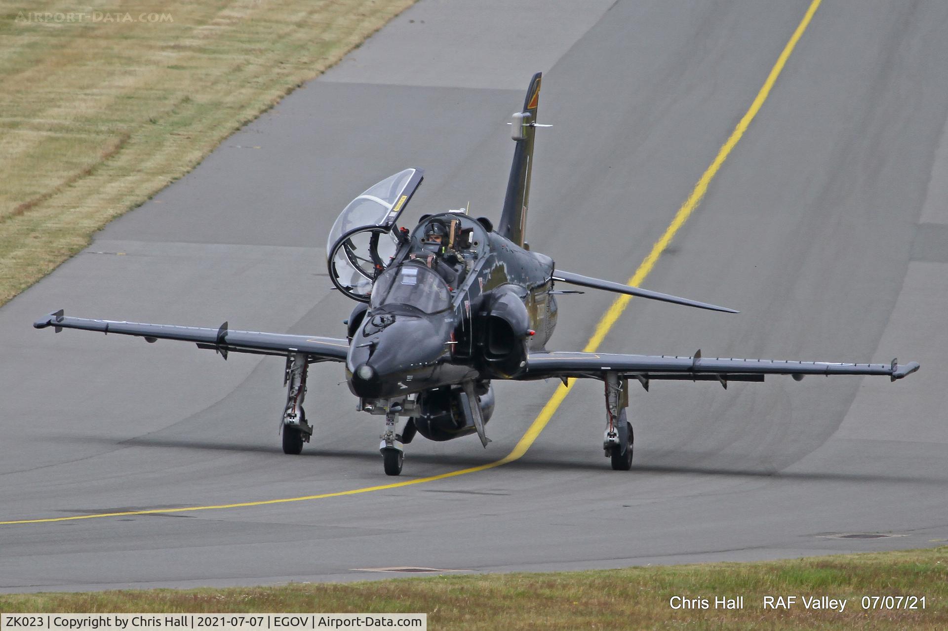 ZK023, 2009 British Aerospace Hawk T2 C/N RT014/1252, Raf Valley