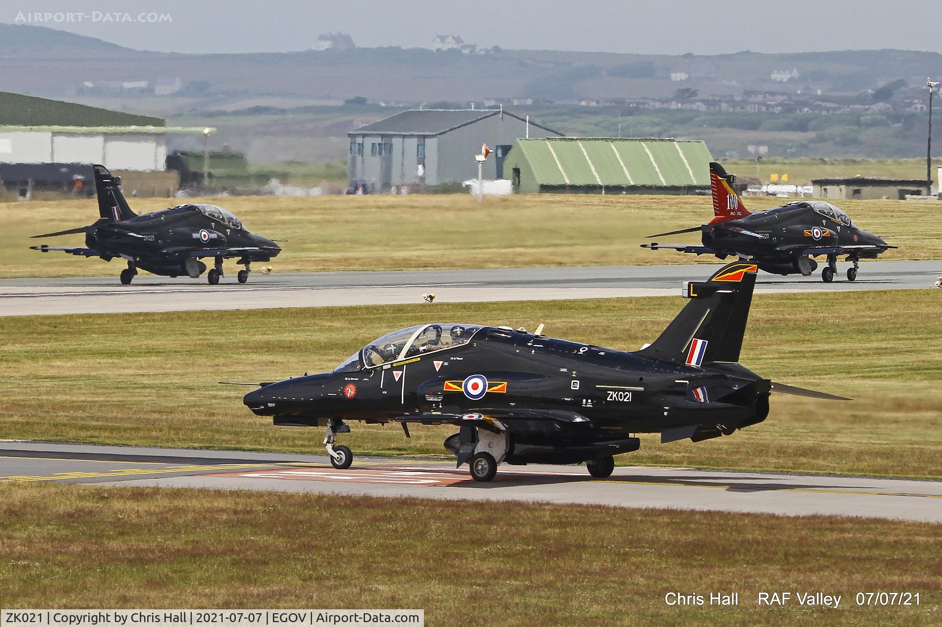 ZK021, 2009 BAe Systems Hawk T2 C/N RT012/1250, Raf Valley