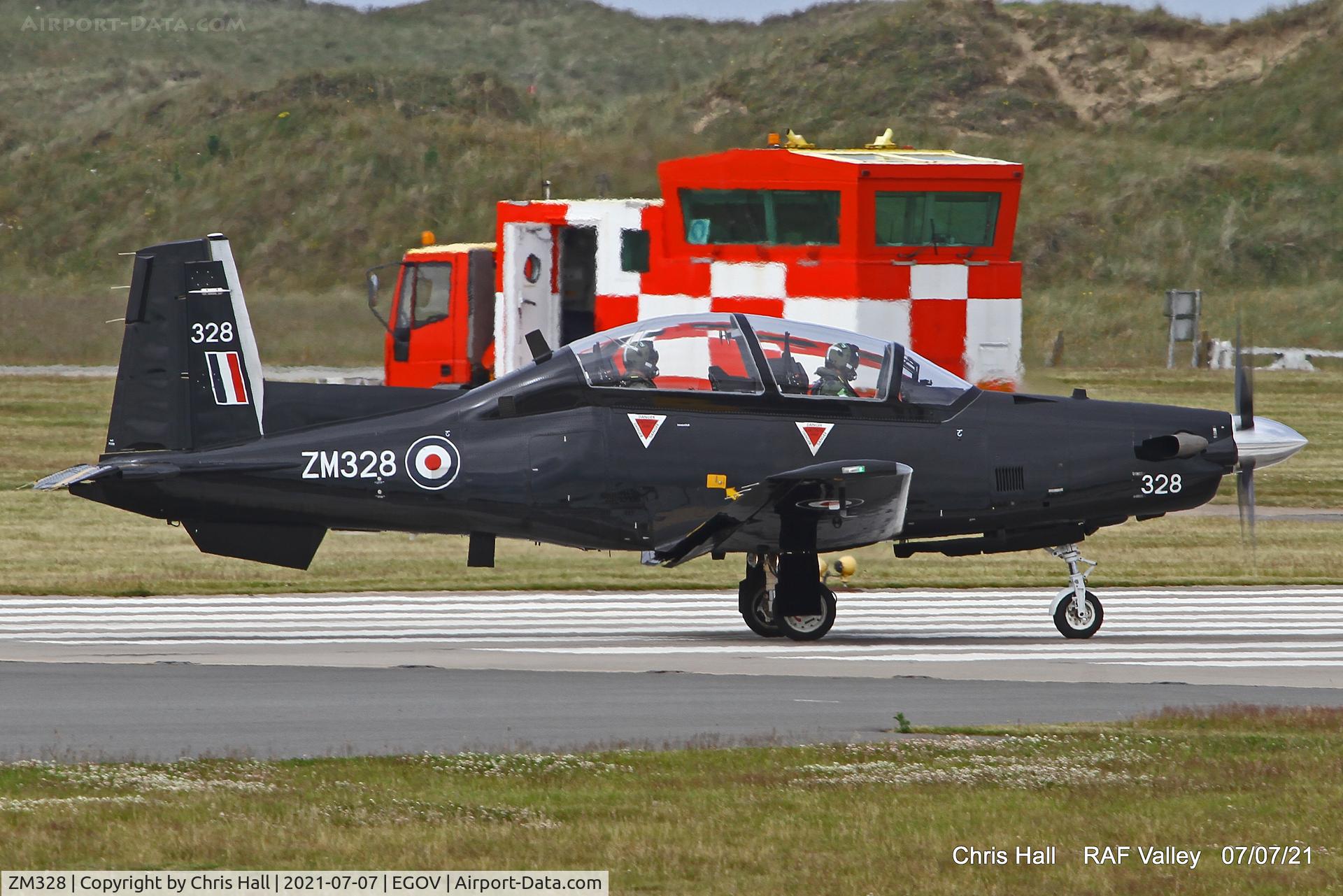 ZM328, 2018 Beechcraft T-6C Texan T.1 C/N PM-126, Raf Valley
