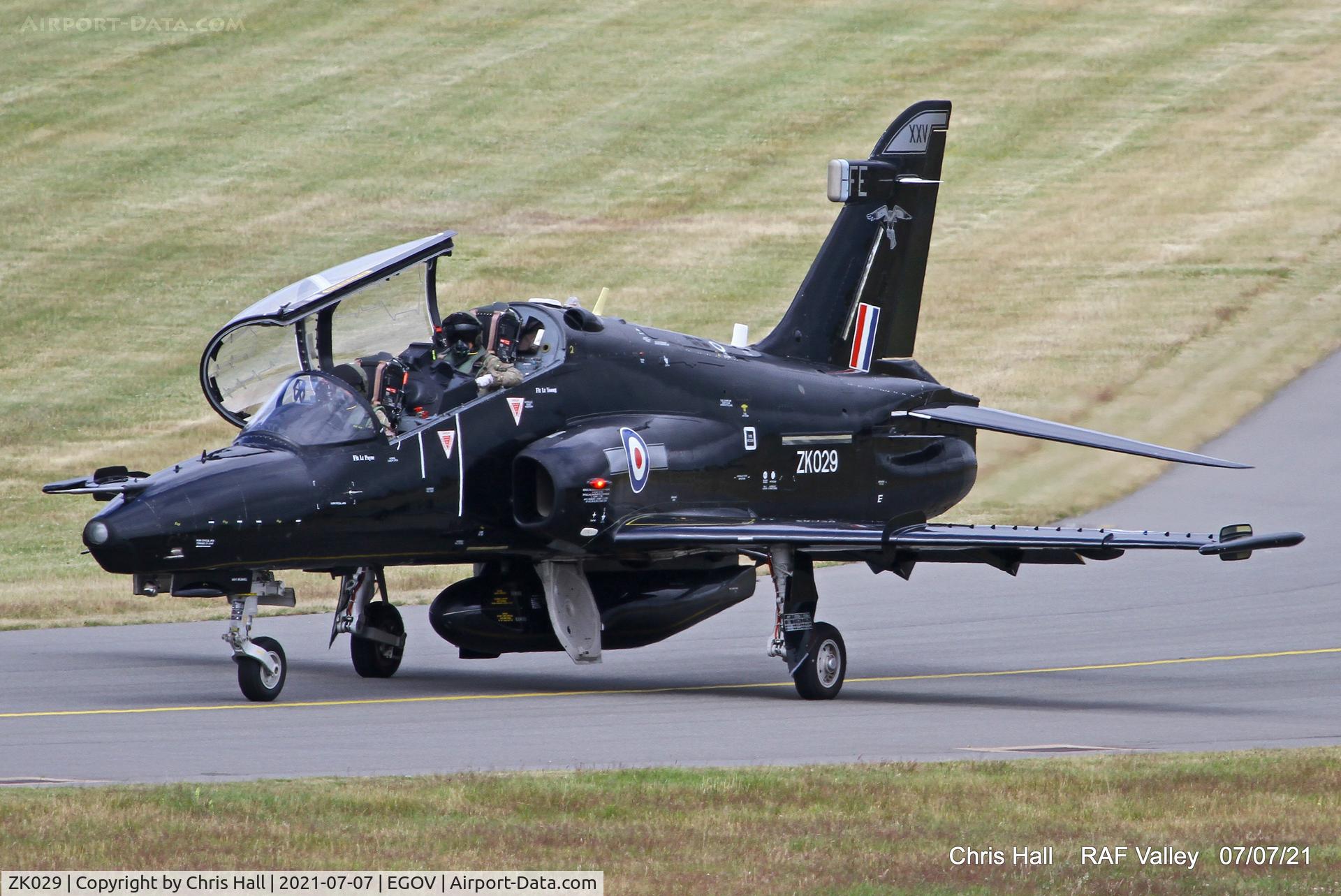 ZK029, 2009 British Aerospace Hawk T2 C/N RT020/1258, Raf Valley