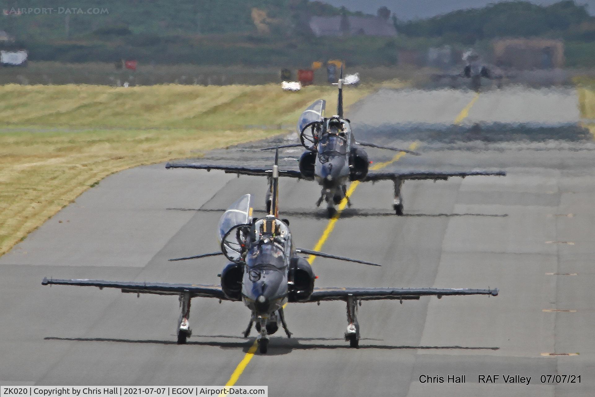 ZK020, 2009 British Aerospace Hawk T2 C/N RT011/1249, Raf Valley