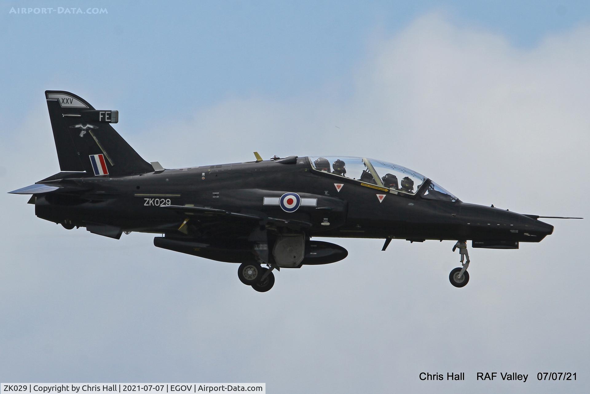 ZK029, 2009 British Aerospace Hawk T2 C/N RT020/1258, Raf Valley