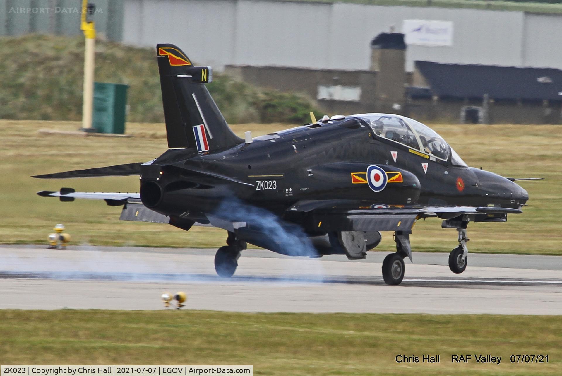 ZK023, 2009 British Aerospace Hawk T2 C/N RT014/1252, Raf Valley