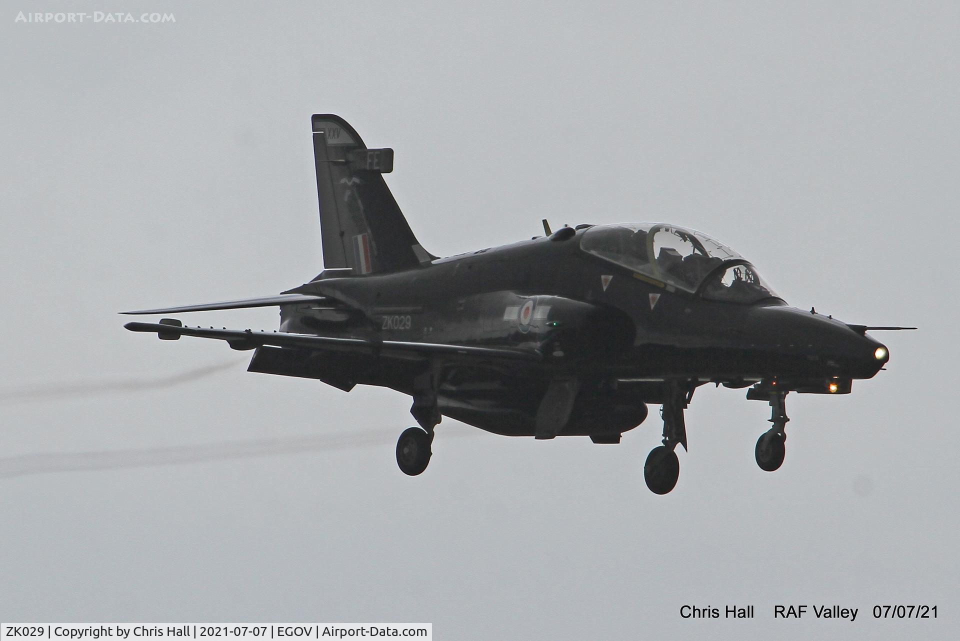 ZK029, 2009 British Aerospace Hawk T2 C/N RT020/1258, Raf Valley