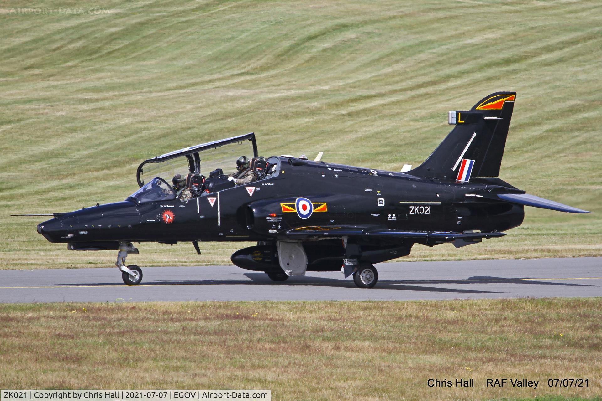 ZK021, 2009 BAe Systems Hawk T2 C/N RT012/1250, Raf Valley
