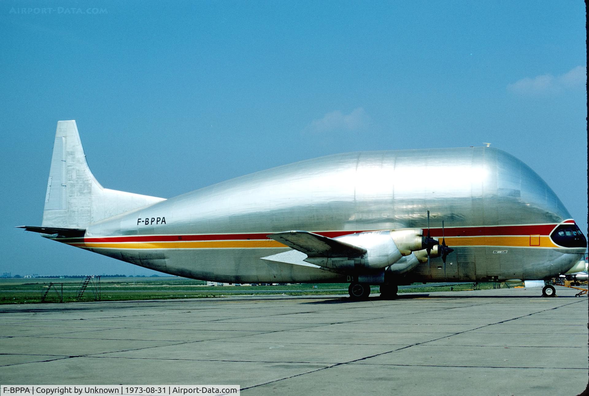 F-BPPA, 1969 Aero Spacelines 377SGT Super Guppy Turbine C/N 0002, Unknown