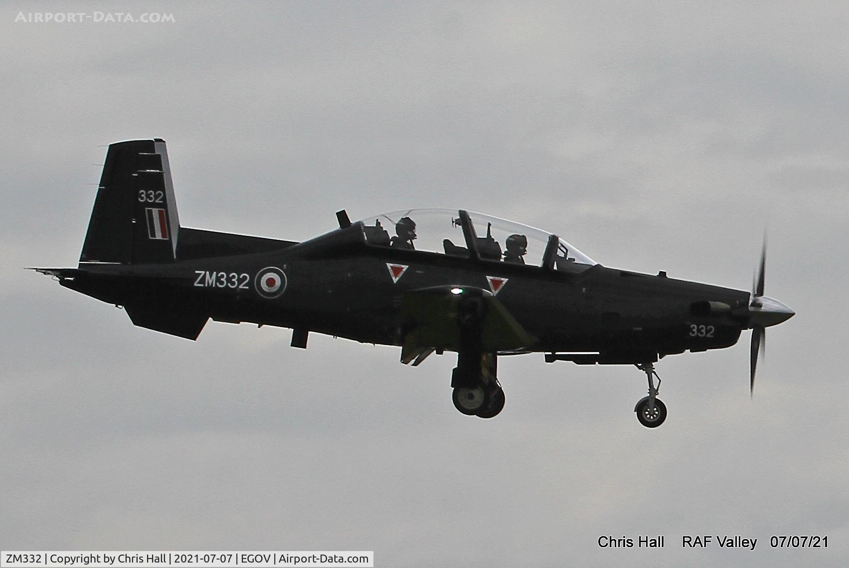 ZM332, 2018 Beechcraft T-6C Texan T.1 C/N PM-130, RAF Valley