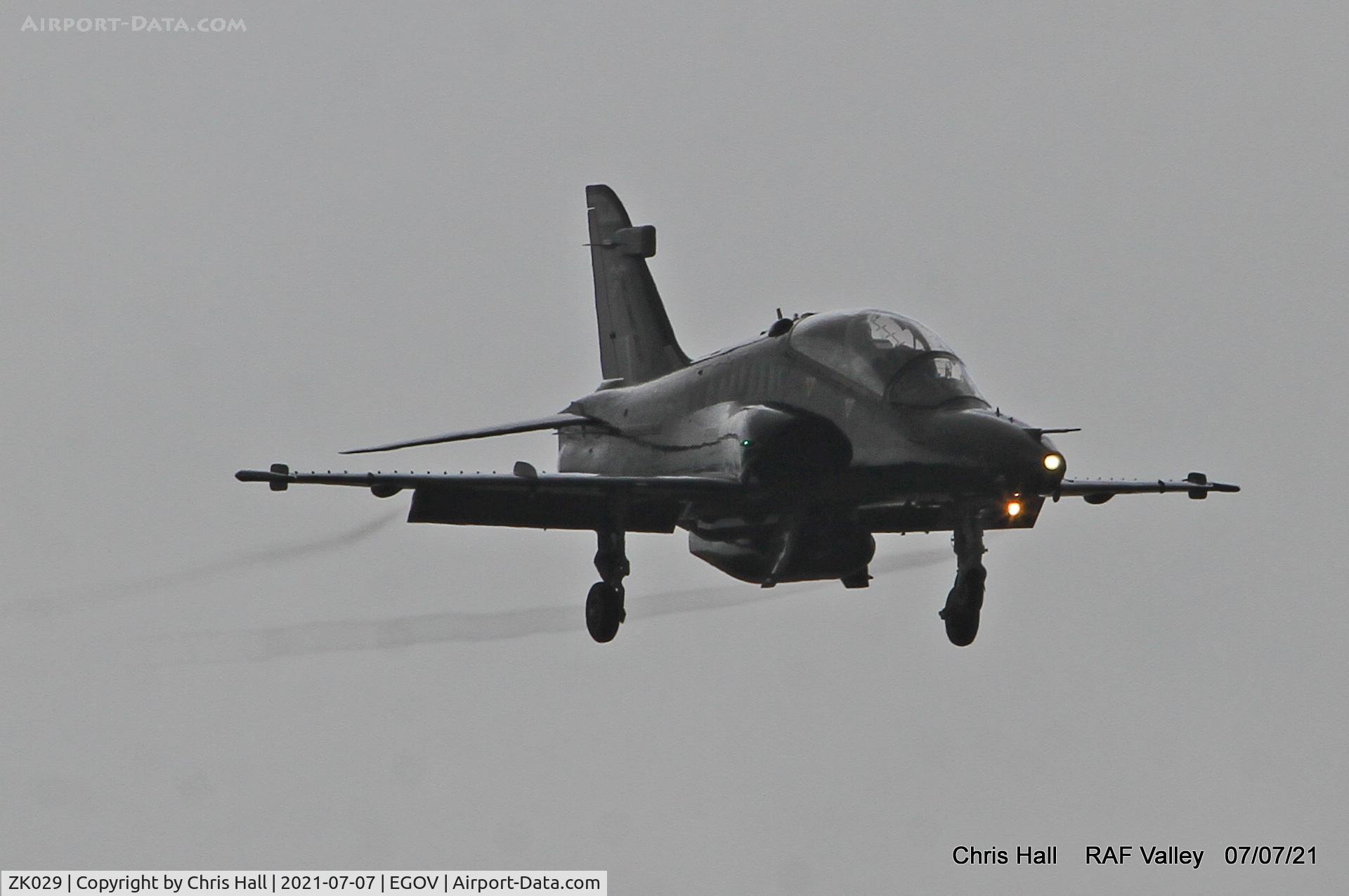 ZK029, 2009 British Aerospace Hawk T2 C/N RT020/1258, RAF Valley