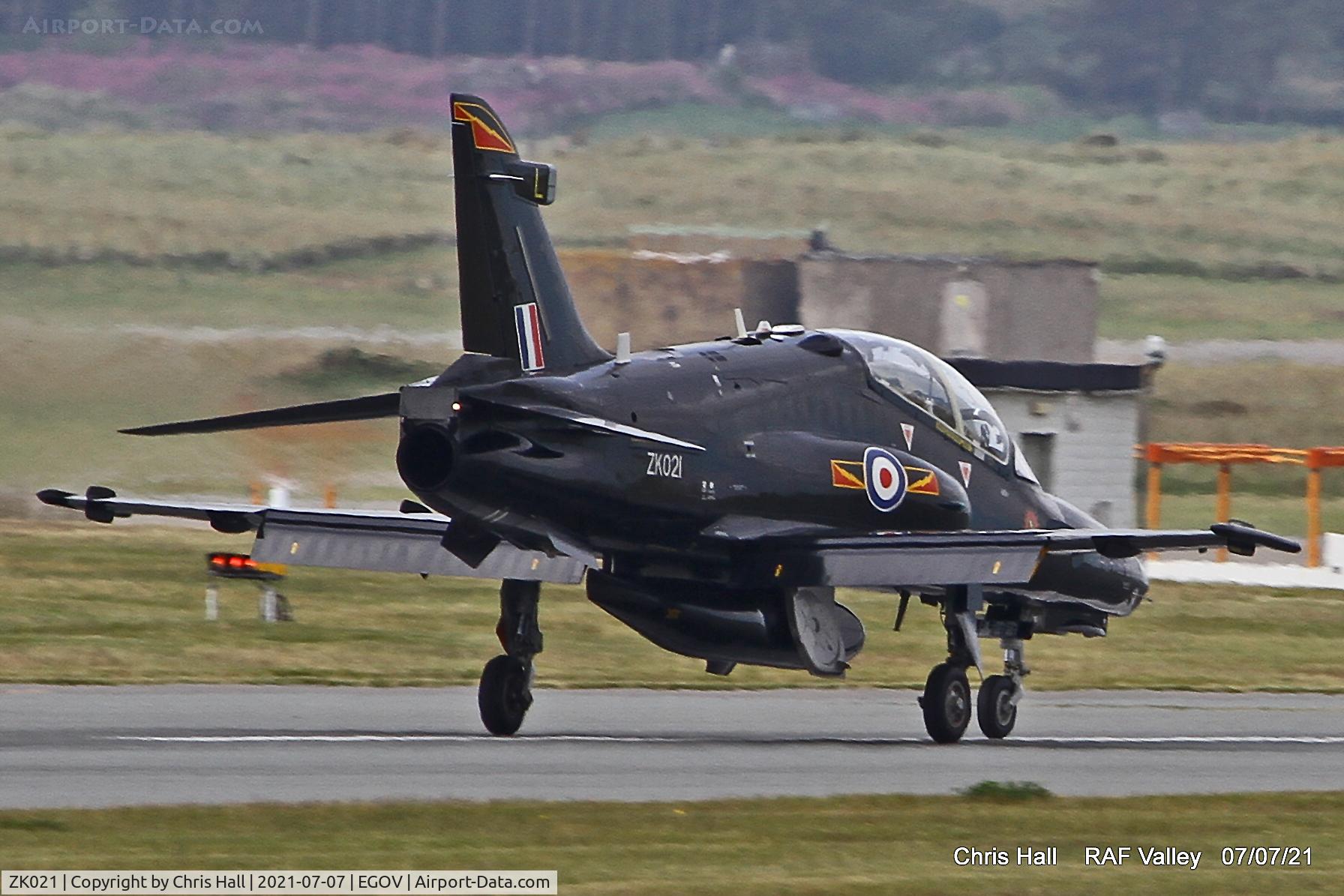 ZK021, 2009 BAe Systems Hawk T2 C/N RT012/1250, RAF Valley