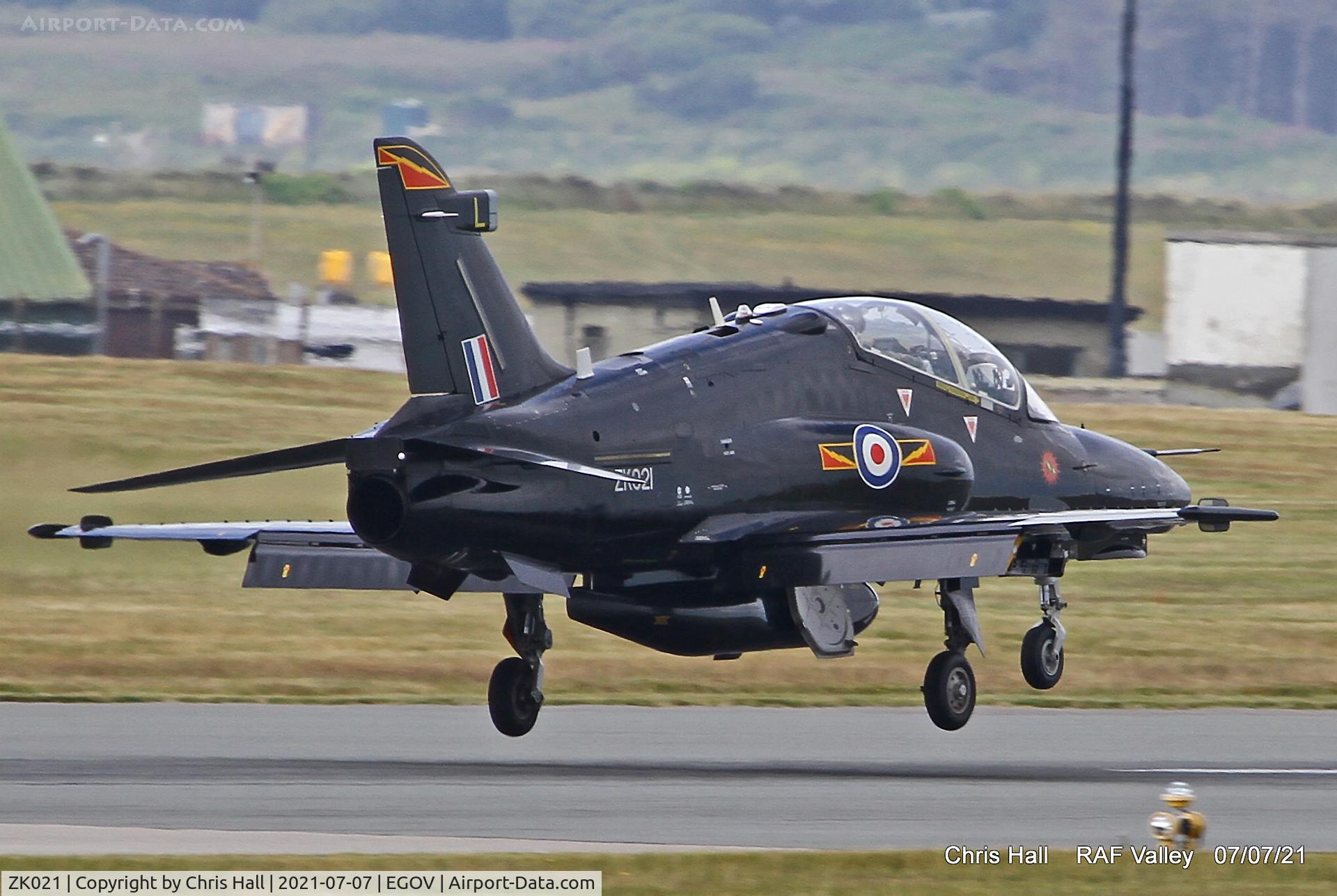 ZK021, 2009 BAe Systems Hawk T2 C/N RT012/1250, RAF Valley