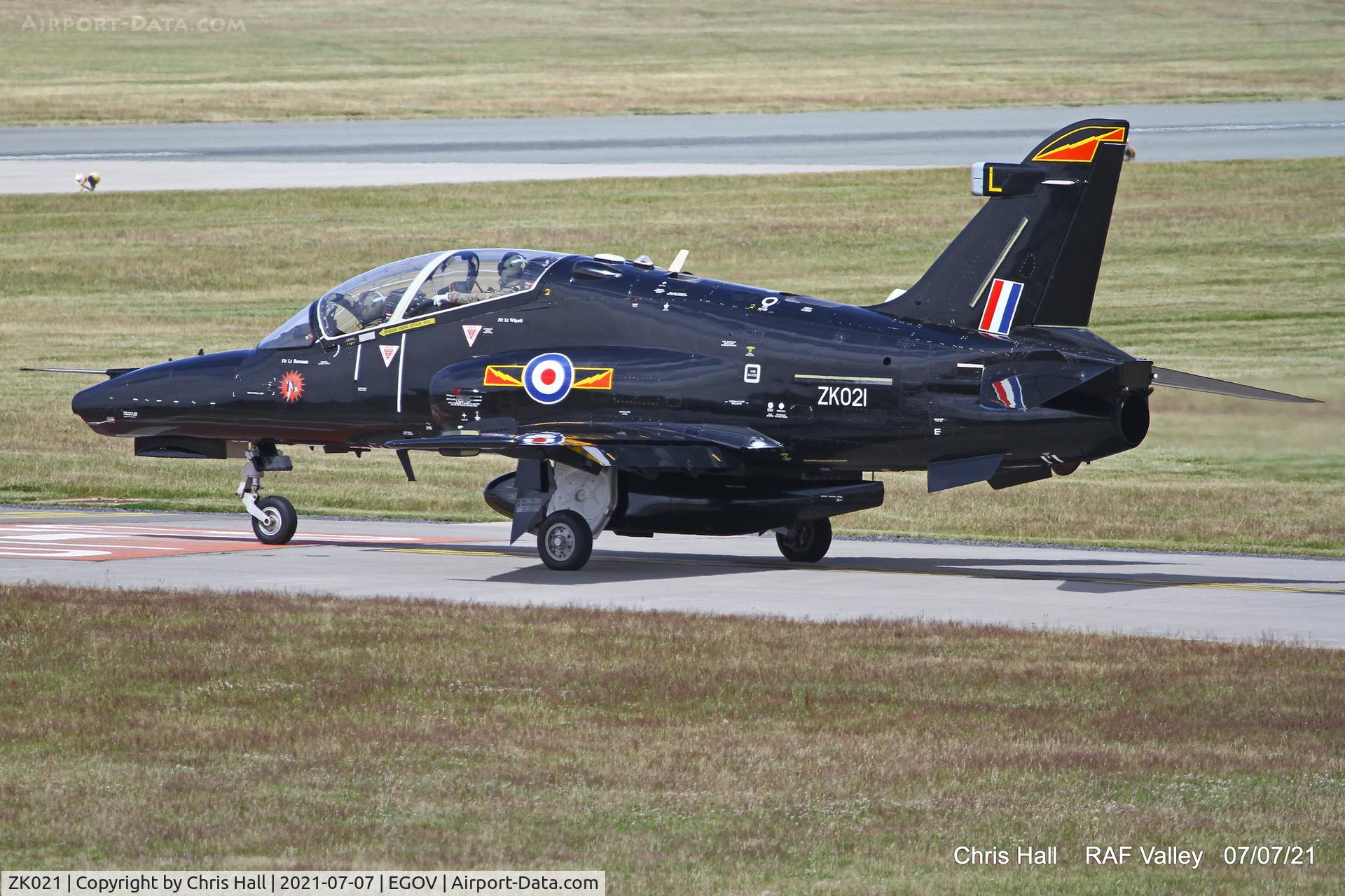 ZK021, 2009 BAe Systems Hawk T2 C/N RT012/1250, RAF Valley