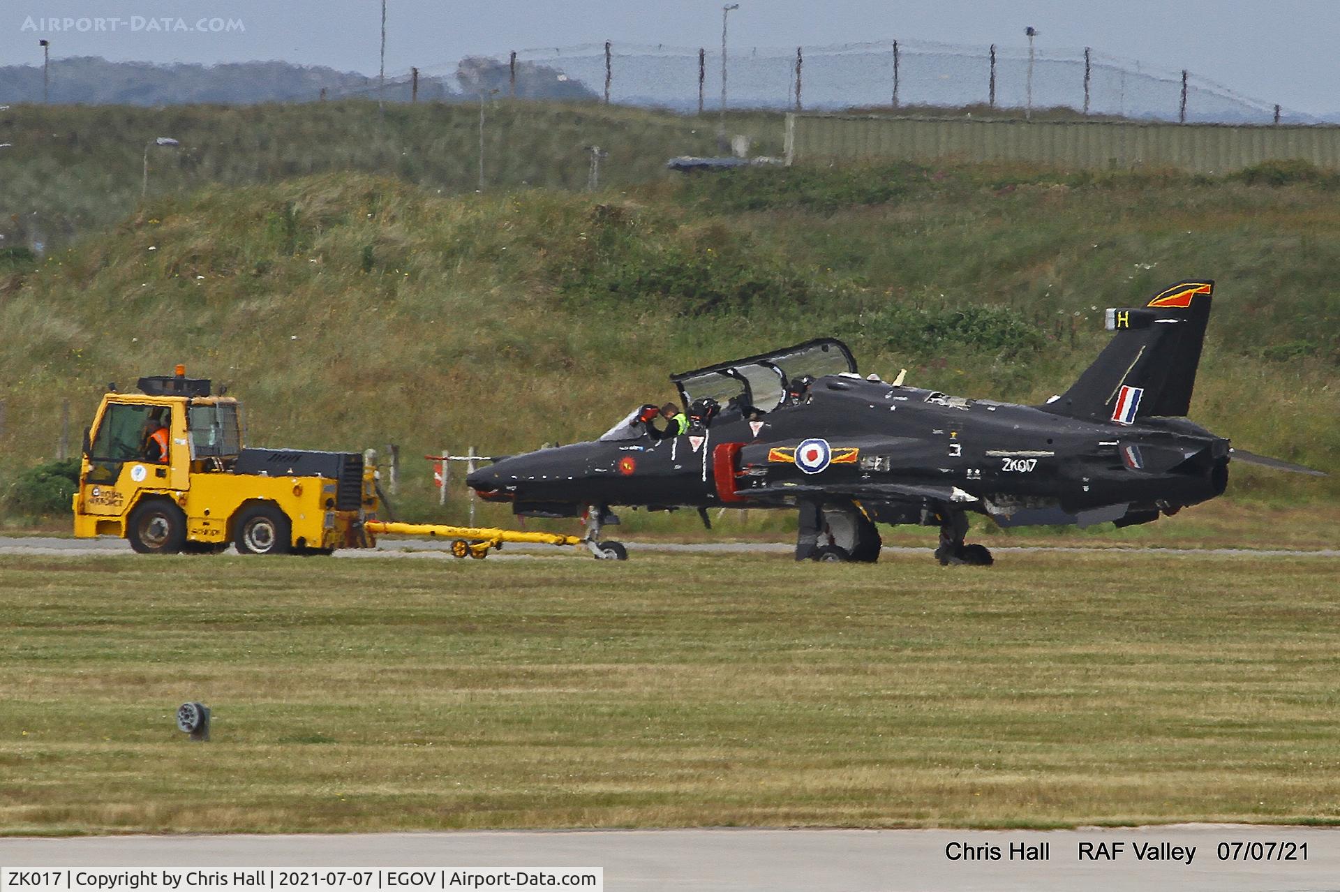 ZK017, 2008 British Aerospace Hawk T2 C/N RT008/1246, RAF Valley