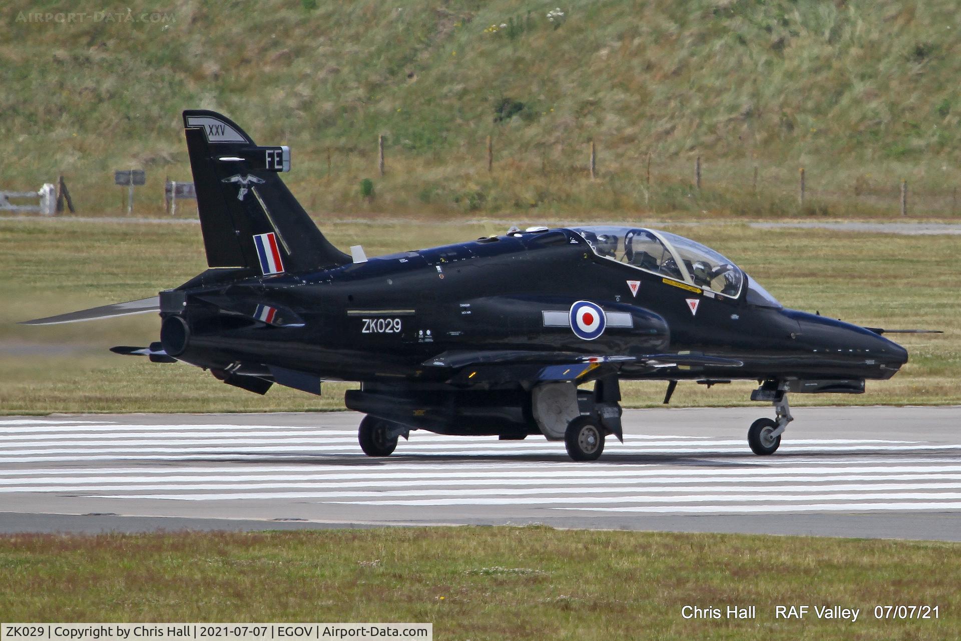 ZK029, 2009 British Aerospace Hawk T2 C/N RT020/1258, RAF Valley
