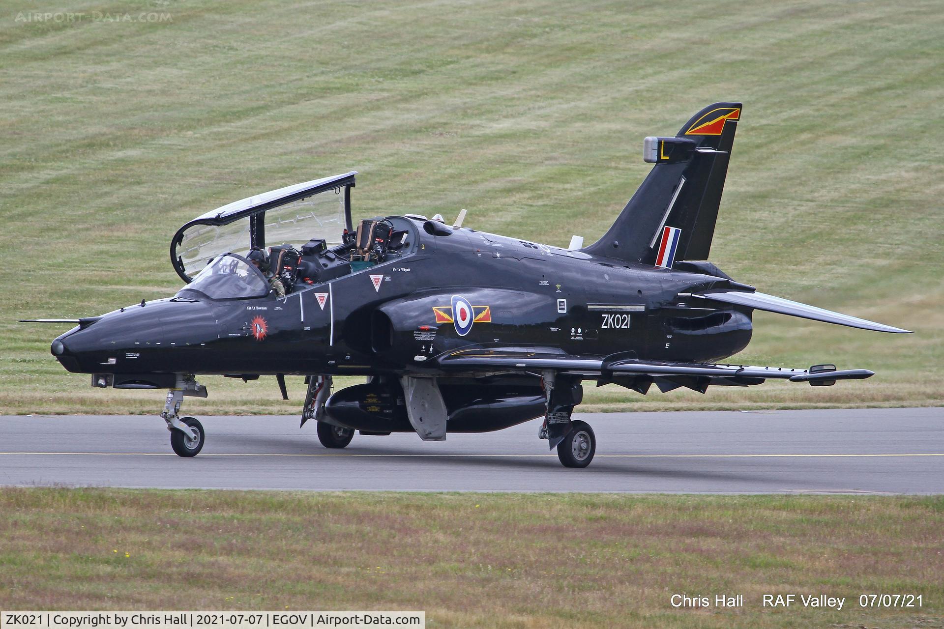 ZK021, 2009 BAe Systems Hawk T2 C/N RT012/1250, RAF Valley