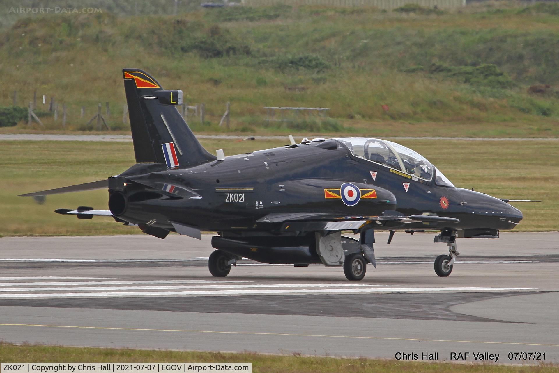ZK021, 2009 BAe Systems Hawk T2 C/N RT012/1250, RAF Valley