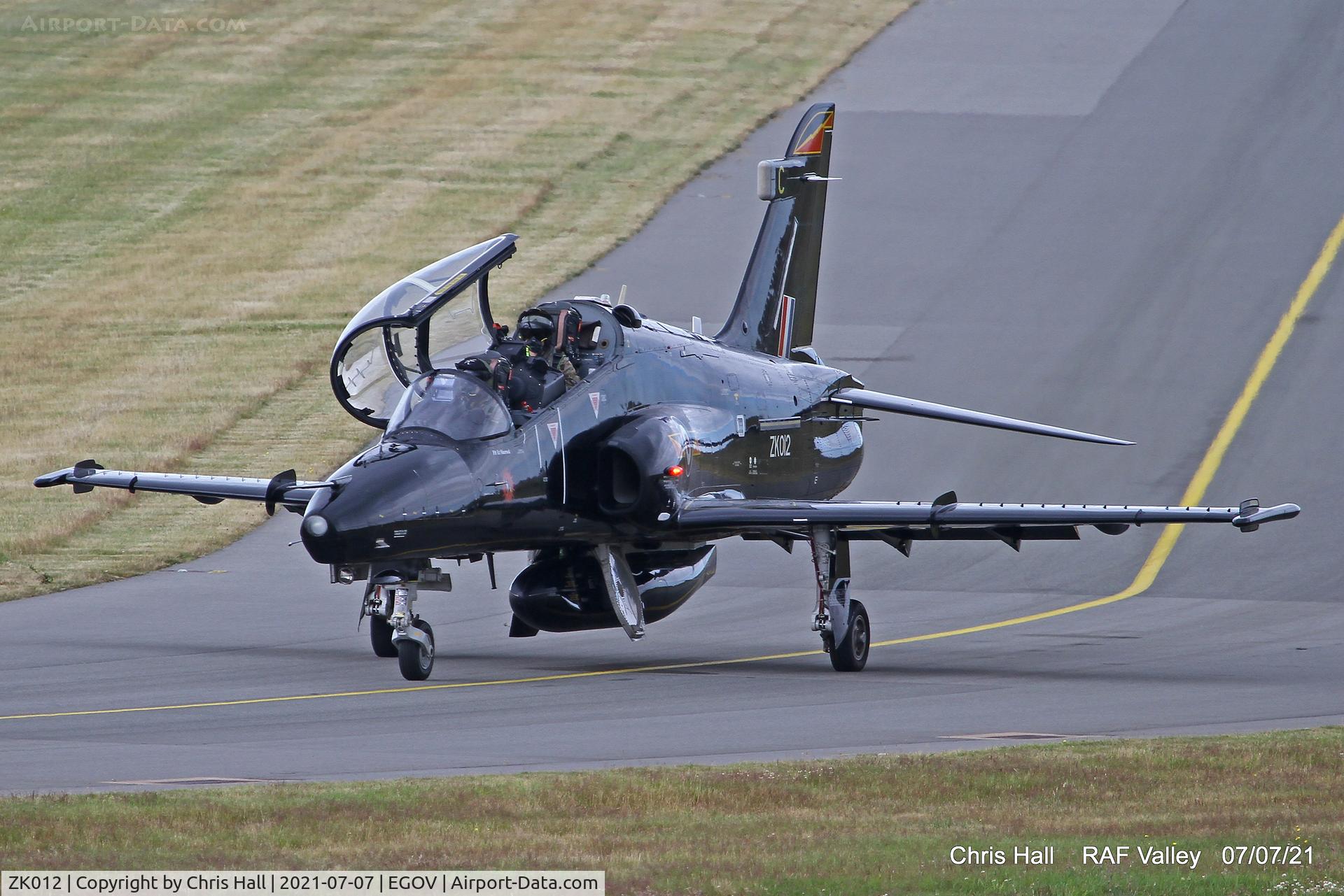 ZK012, 2008 British Aerospace Hawk T2 C/N RT003/1241, RAF Valley