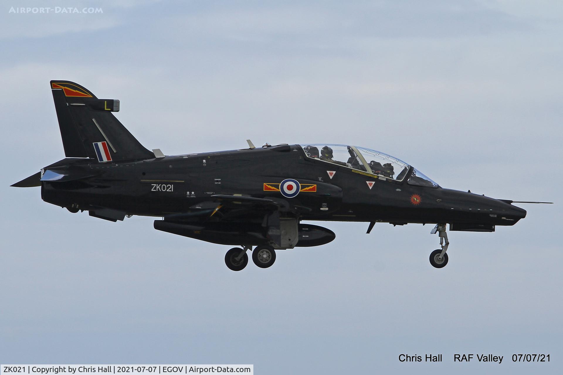 ZK021, 2009 BAe Systems Hawk T2 C/N RT012/1250, RAF Valley