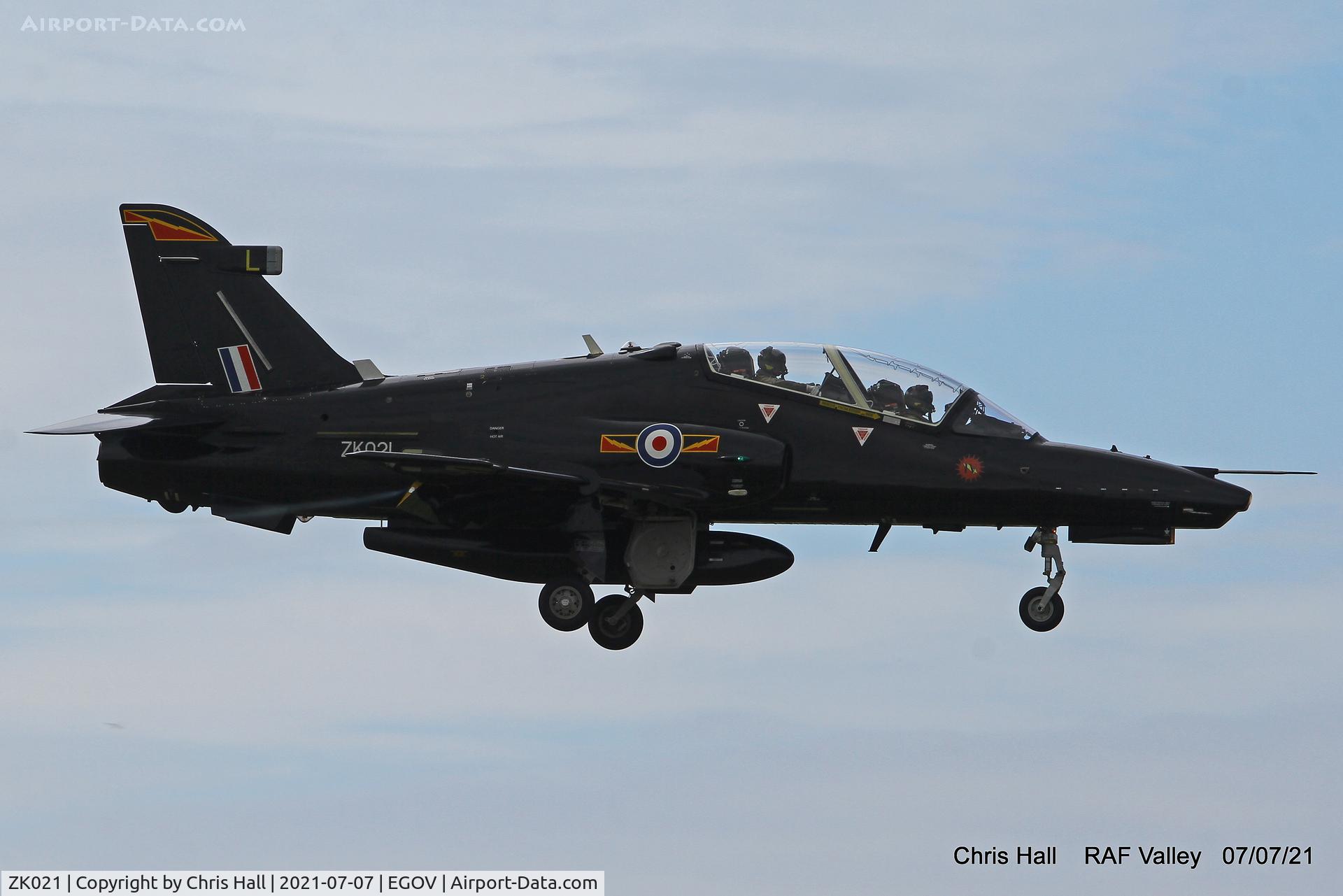 ZK021, 2009 BAe Systems Hawk T2 C/N RT012/1250, RAF Valley