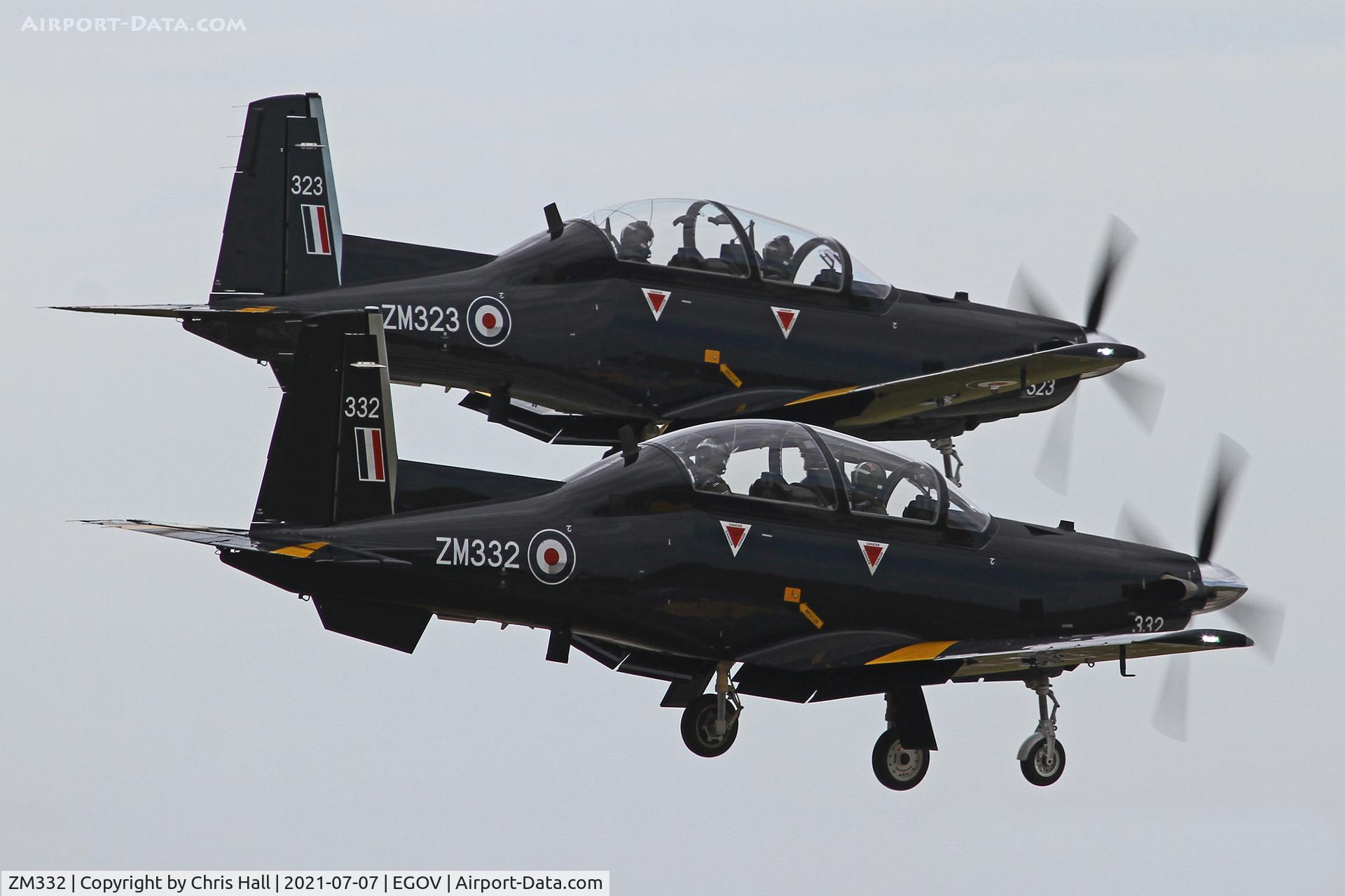 ZM332, 2018 Beechcraft T-6C Texan T.1 C/N PM-130, RAF Valley