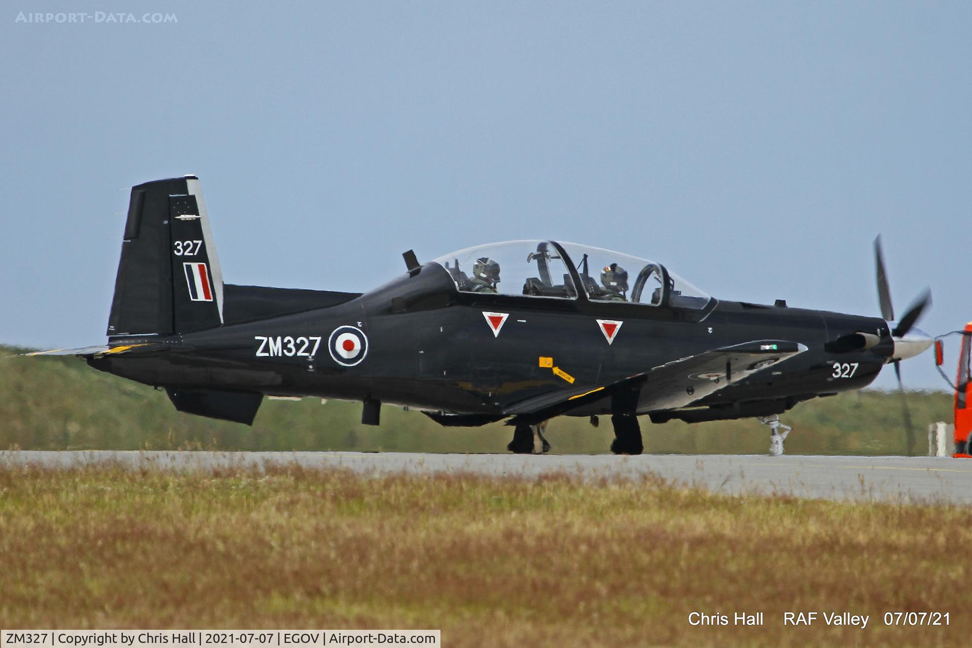 ZM327, 2018 Beechcraft T-6C Texan T.1 C/N PM-125, RAF Valley