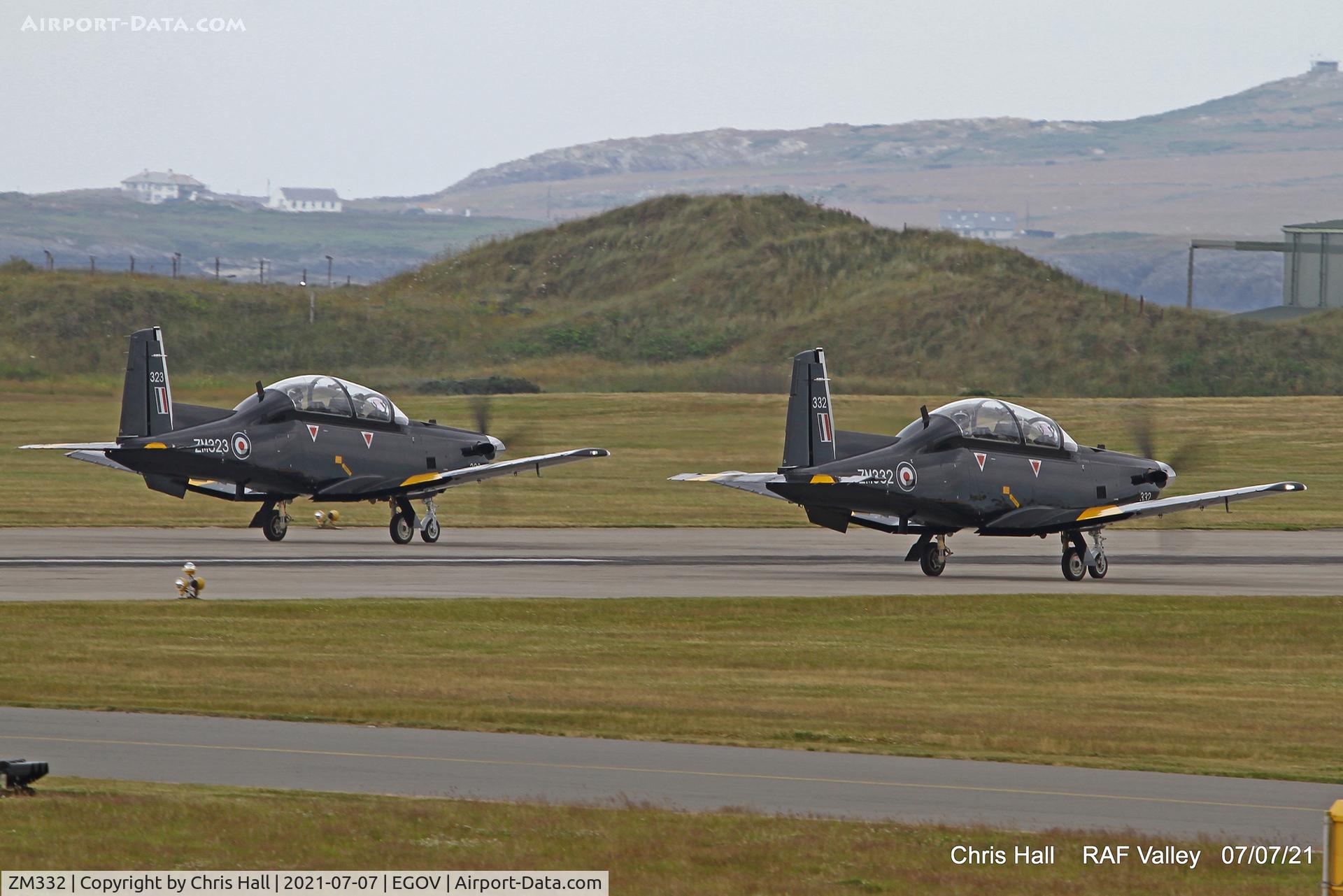 ZM332, 2018 Beechcraft T-6C Texan T.1 C/N PM-130, RAF Valley