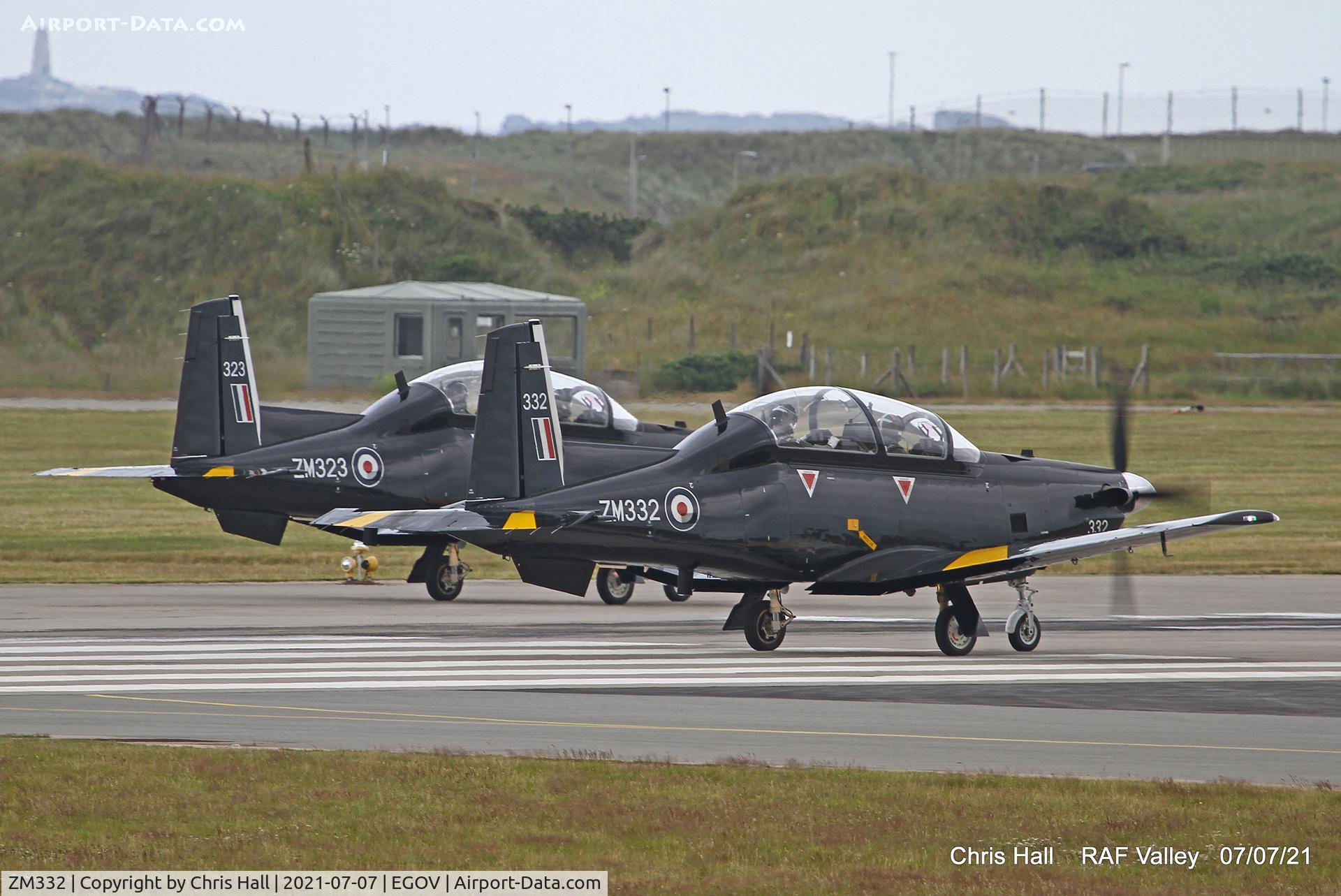 ZM332, 2018 Beechcraft T-6C Texan T.1 C/N PM-130, RAF Valley