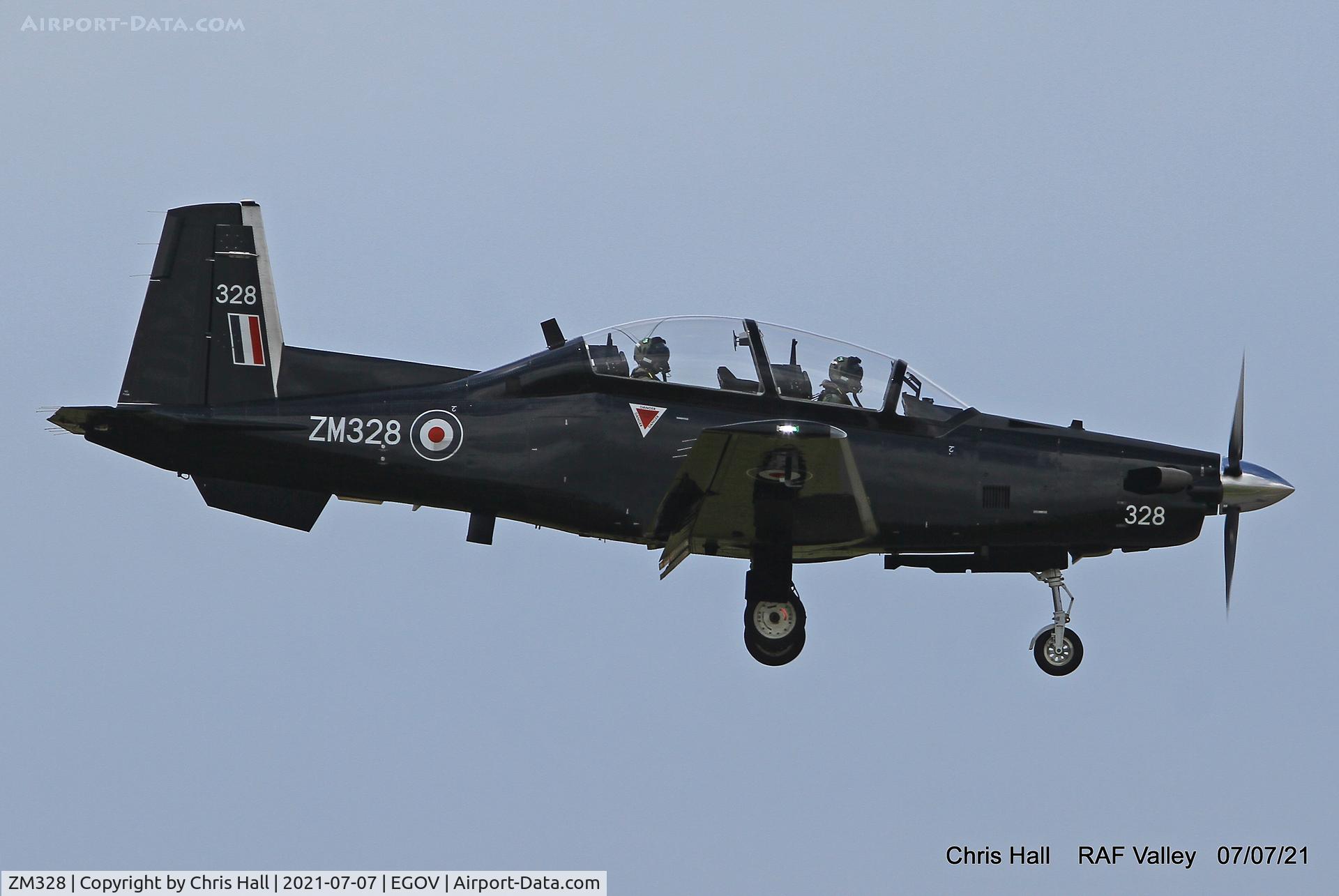 ZM328, 2018 Beechcraft T-6C Texan T.1 C/N PM-126, RAF Valley