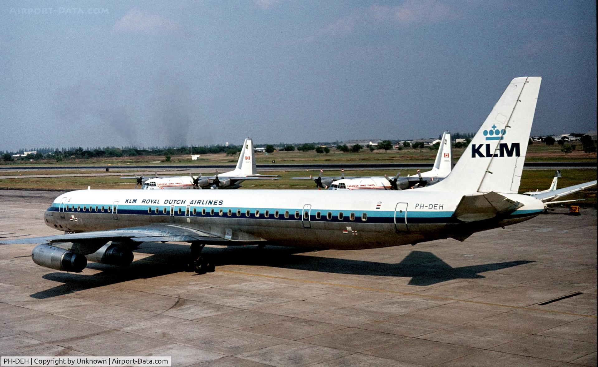 PH-DEH, 1969 Douglas DC-8-63 C/N 46075, Unknown
