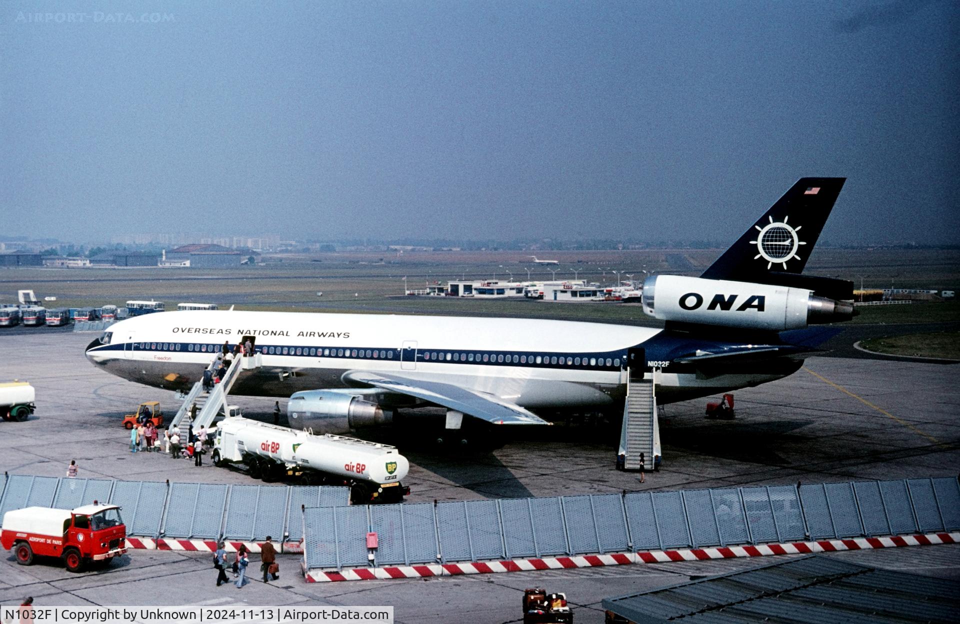 N1032F, 1973 Douglas DC-10-30CF C/N 46826, Paris 1973-75
