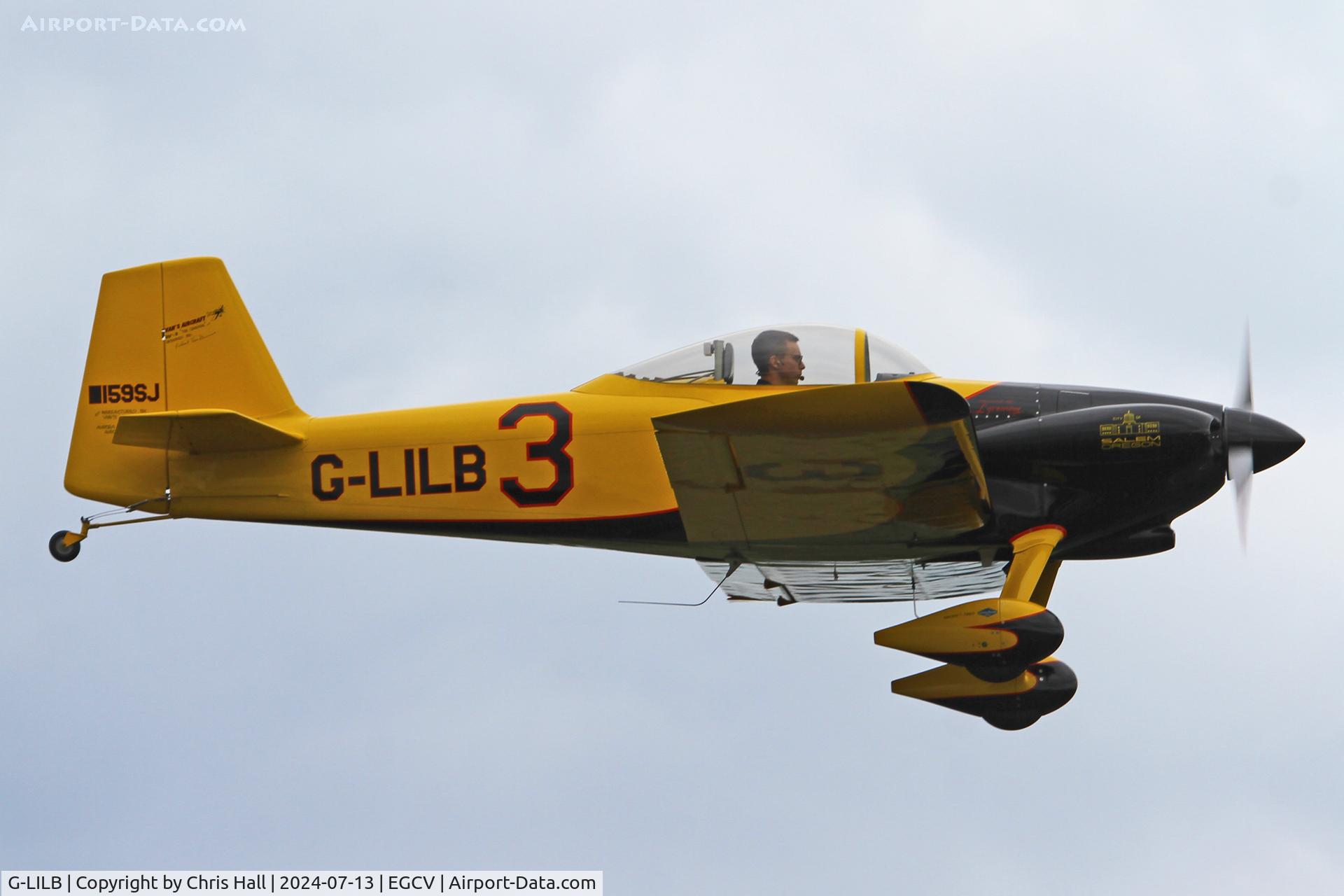 G-LILB, 2007 Vans RV-3B C/N 10159, Sleapkosh 2024
