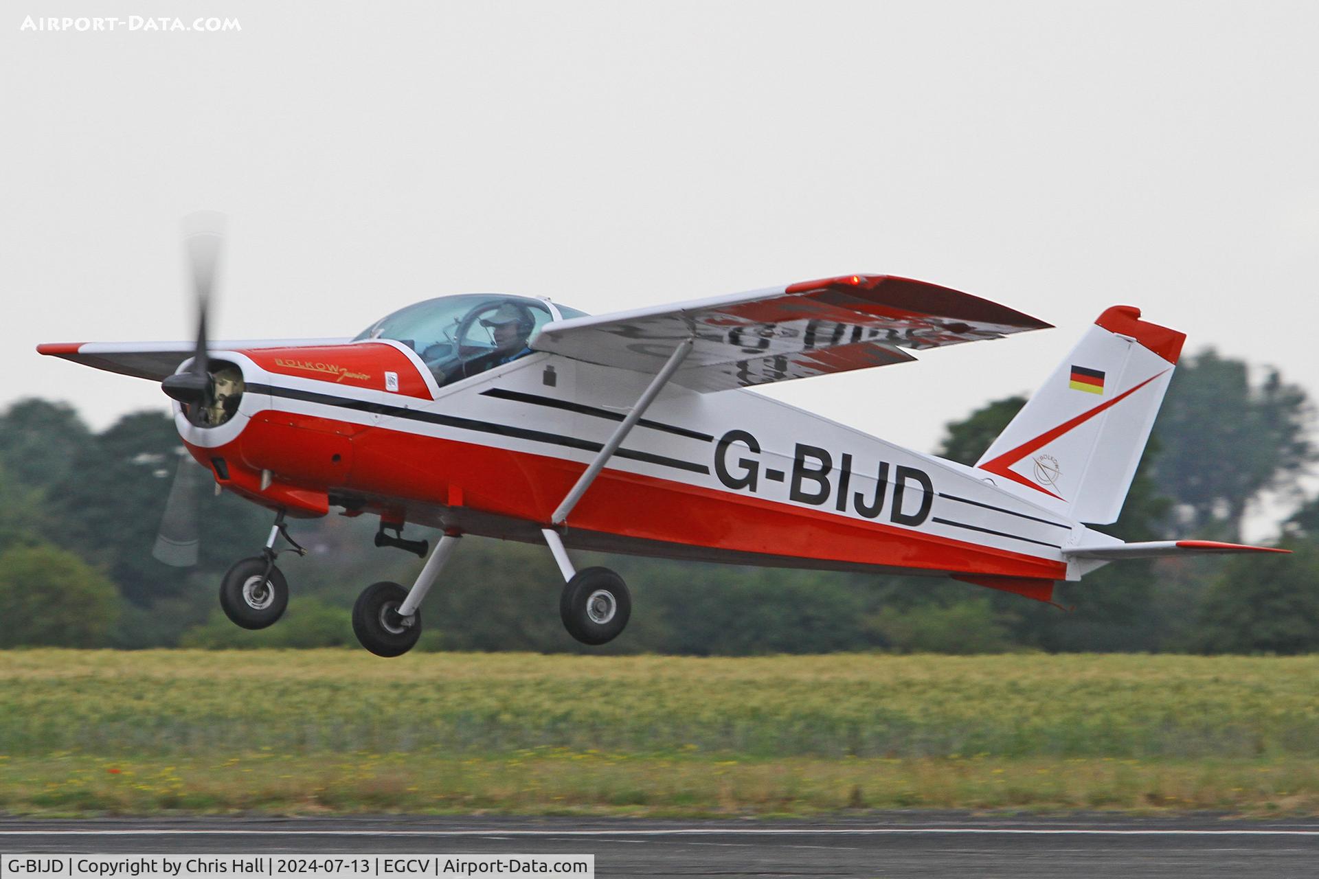 G-BIJD, 1967 Bolkow Bo-208C Junior C/N 636, Sleapkosh 2024