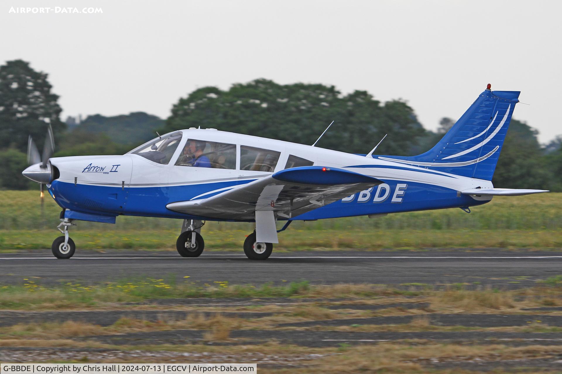 G-BBDE, 1973 Piper PA-28R-200-2 Cherokee Arrow II C/N 28R-7335250, Sleapkosh 2024