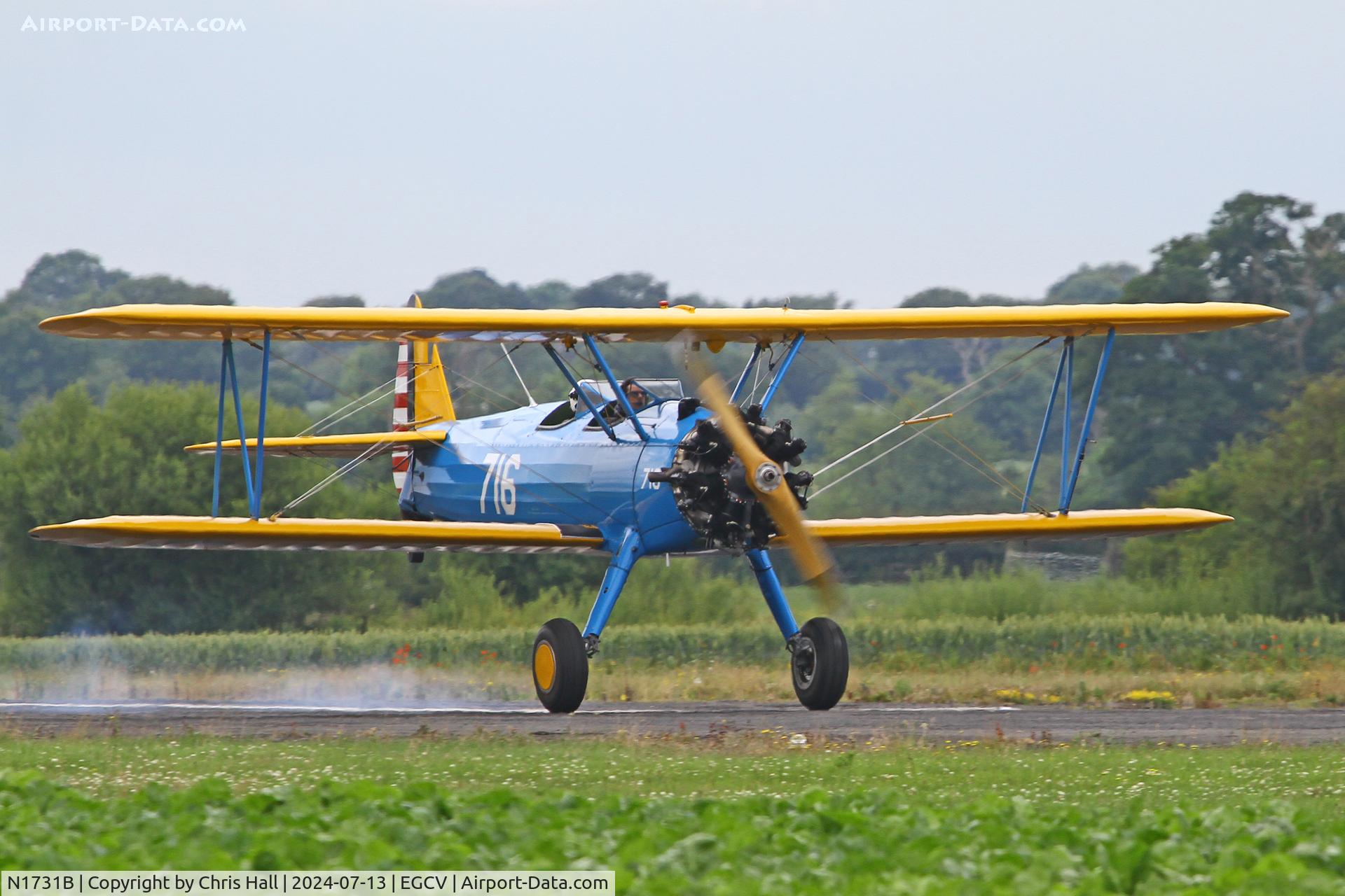 N1731B, 1943 Boeing E75 C/N 75-5716, Sleapkosh 2024