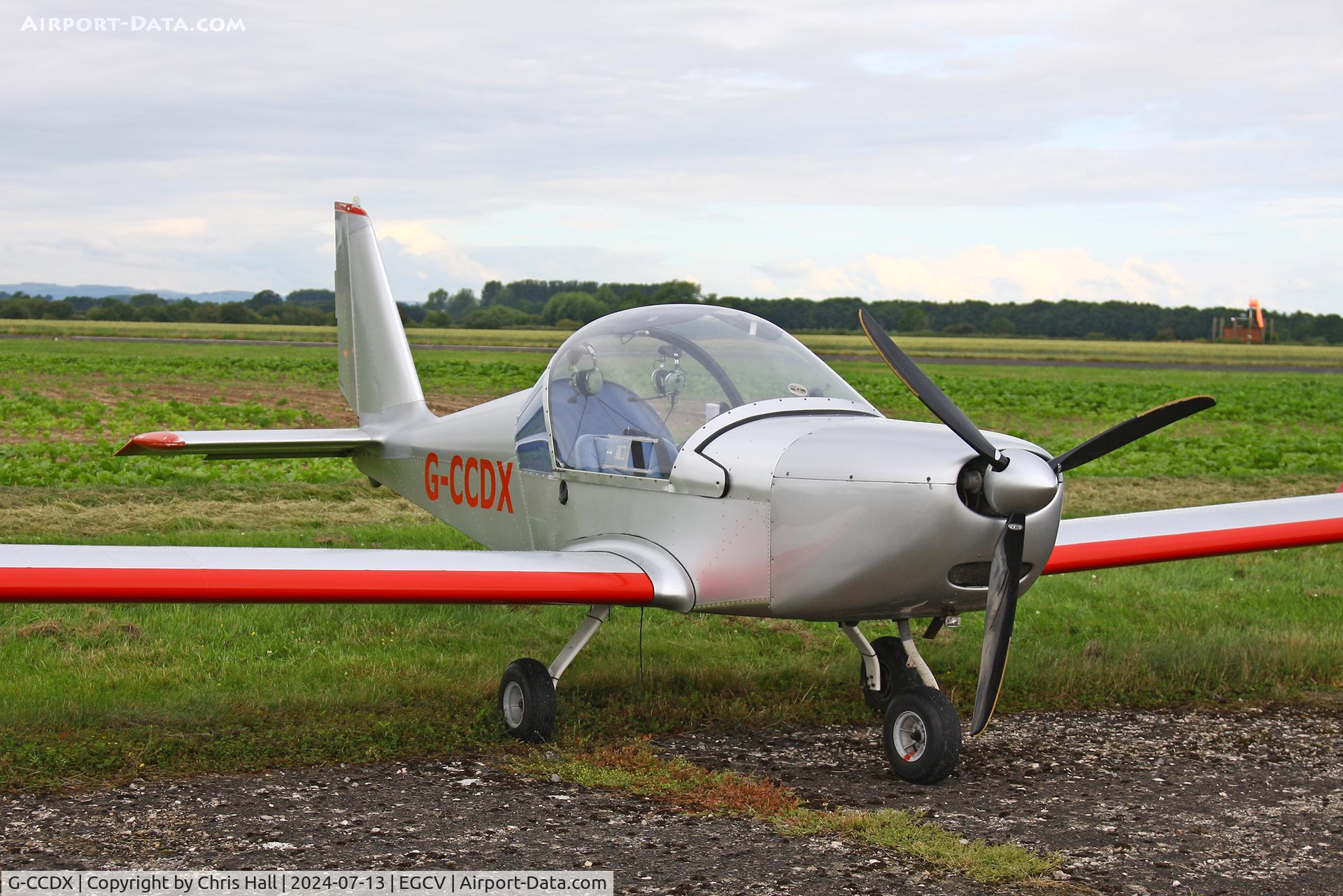 G-CCDX, 2003 Aerotechnik EV-97 Eurostar C/N PFA 315-14013, Sleapkosh 2024